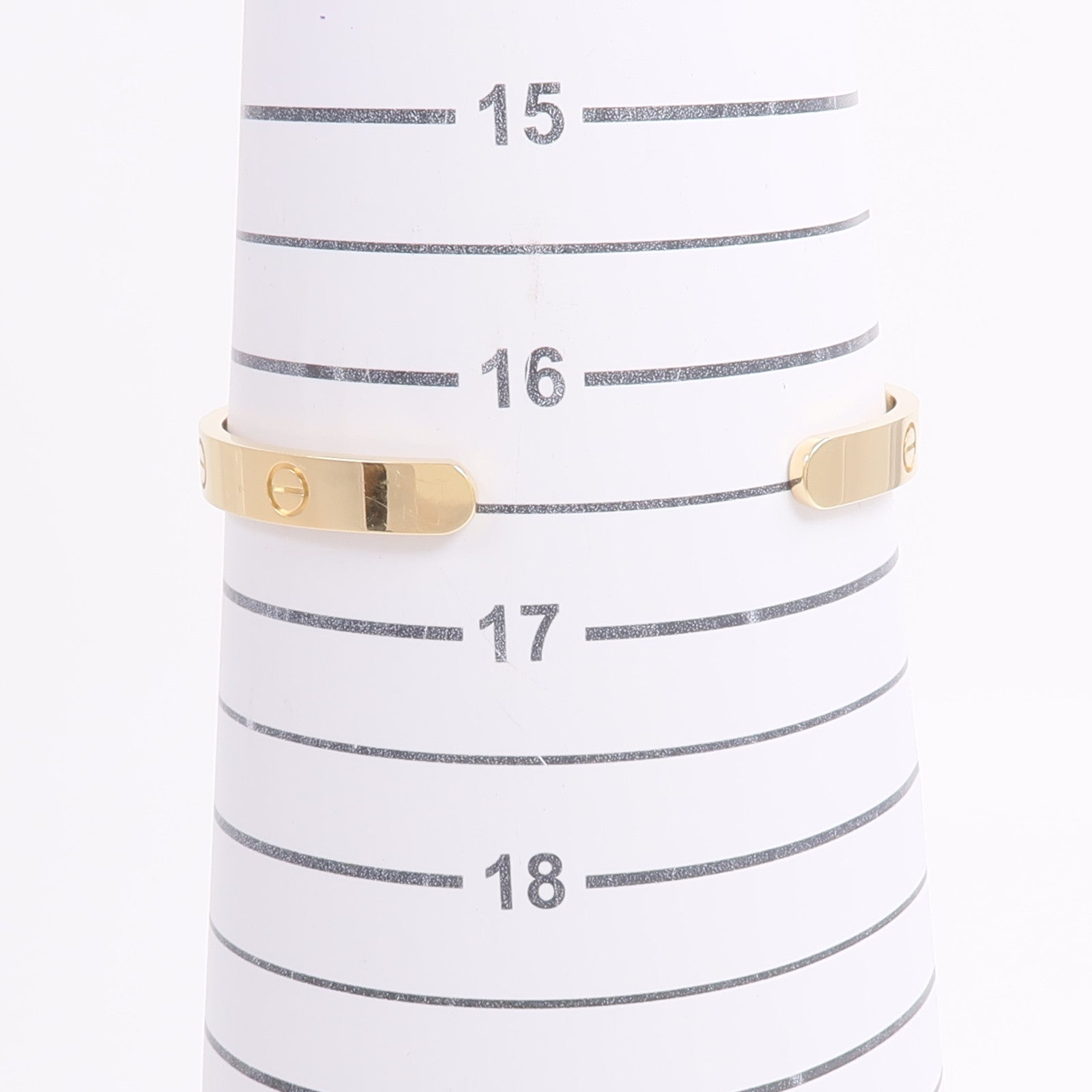 CARTIER 18K黃金Love Bangle Open Diamond手鐲