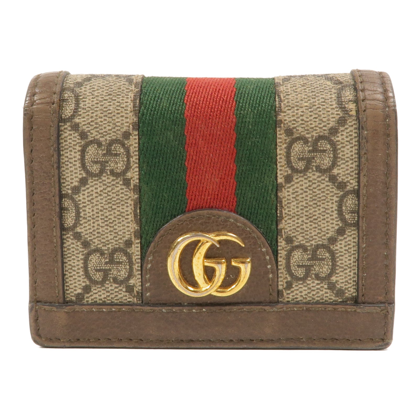 GUCCI 塗層帆布Ophidia GG Wallet錢包