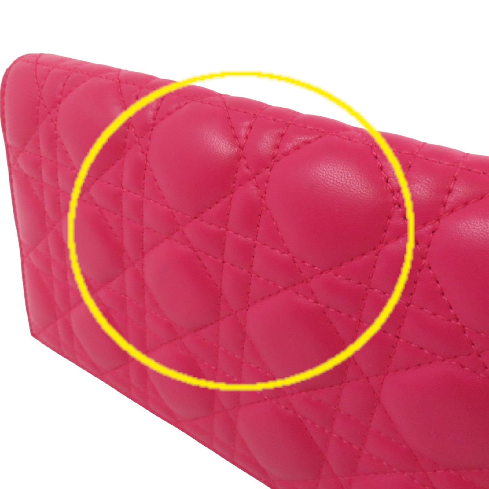 Dior 羊皮皮革Chain Shoulder Bag金扣鏈帶肩背袋