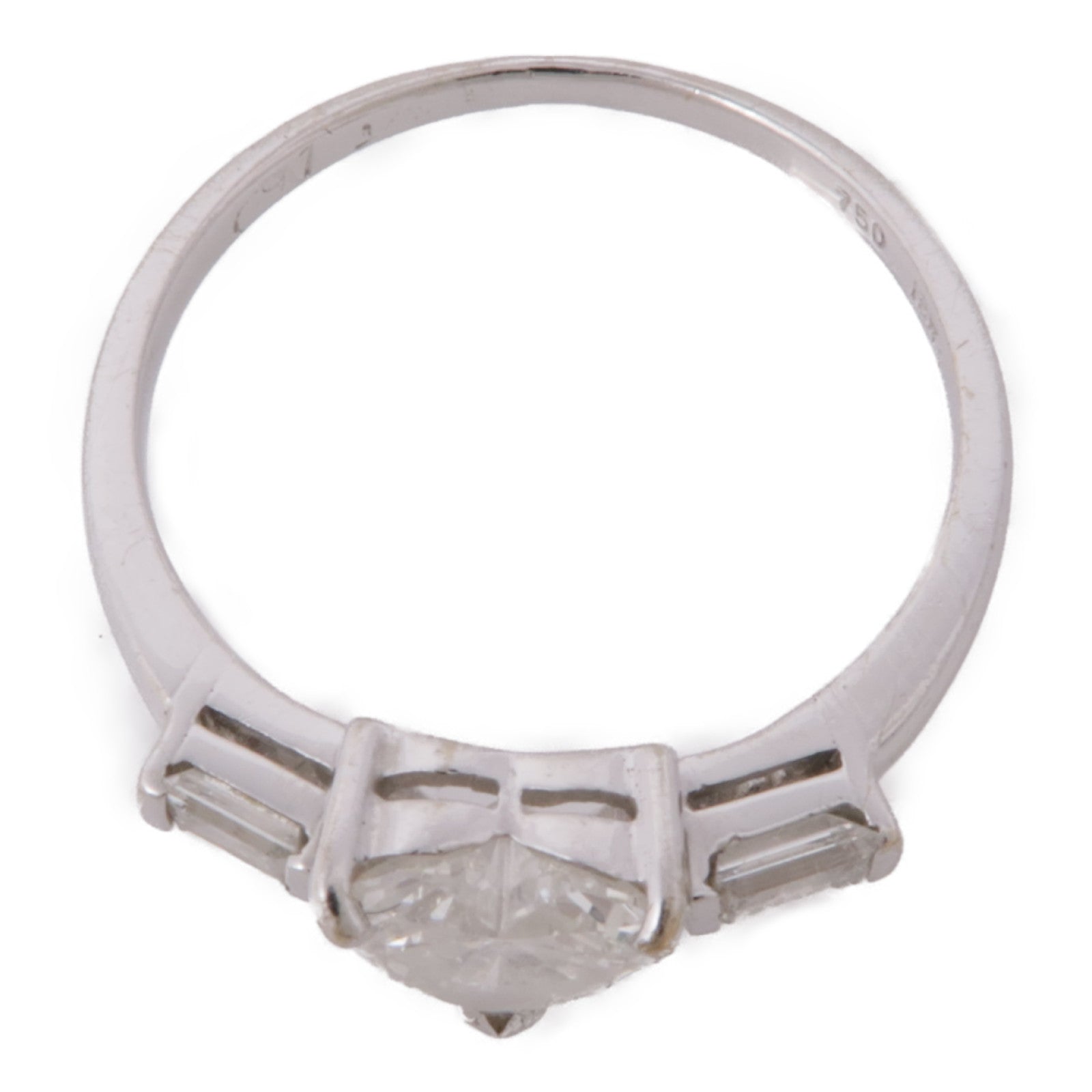 JEWELRY 18K白金Diamond Ring鑽石戒指US#7