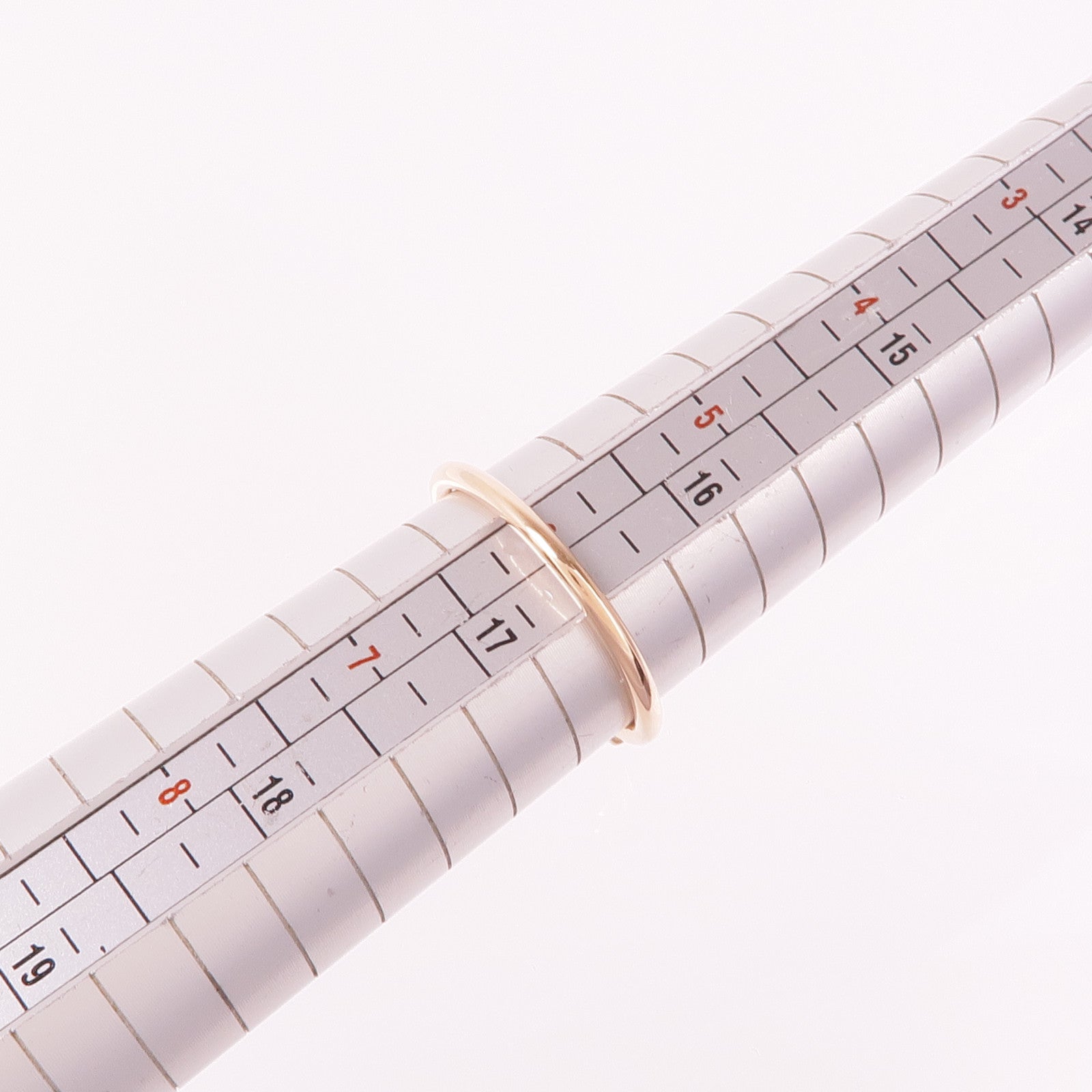 TIFFANY＆CO 18K玫瑰金T Ring With Diamond鑽石戒指US#6