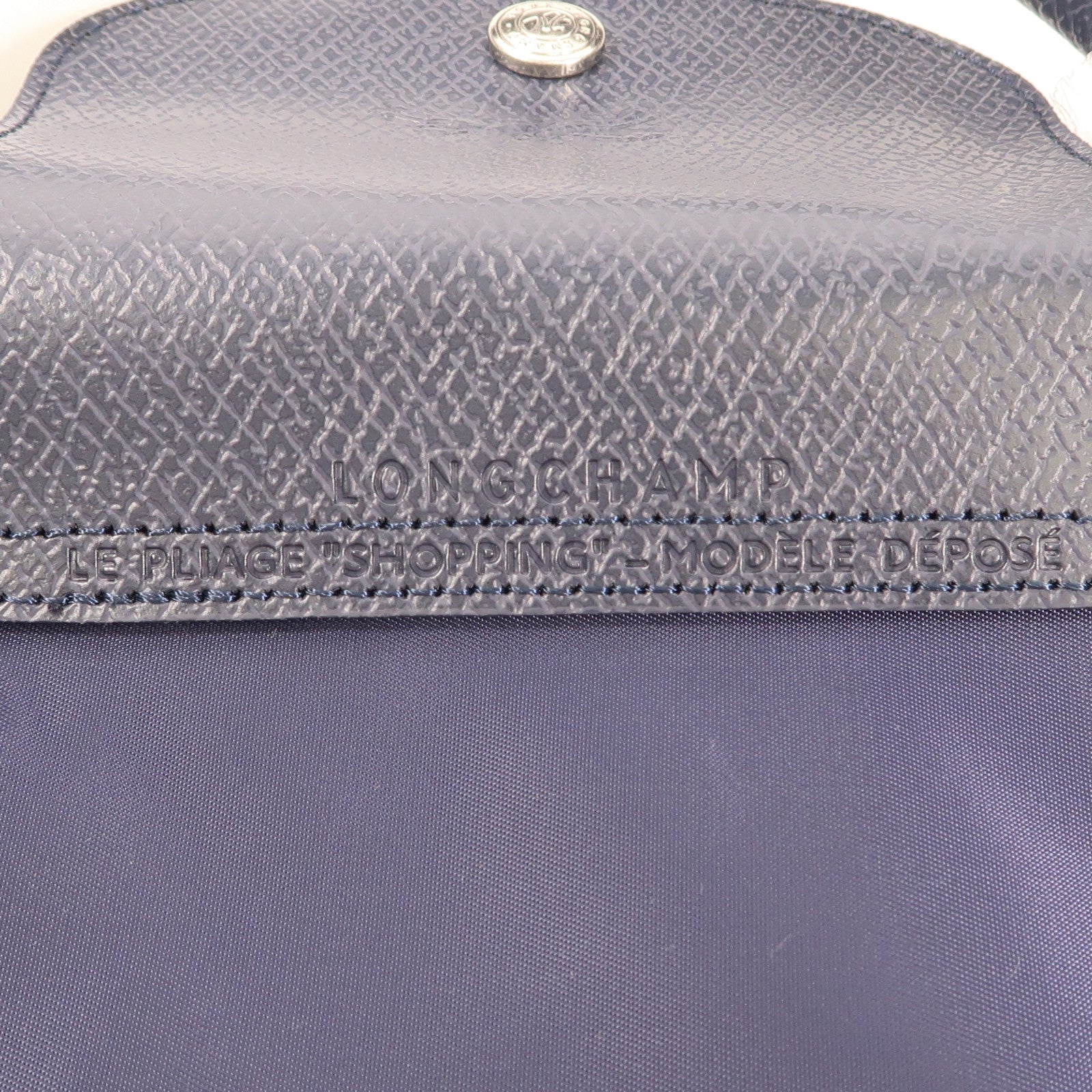 Longchamp 尼龍Le Pliage Collection銀扣手挽肩背兩用袋