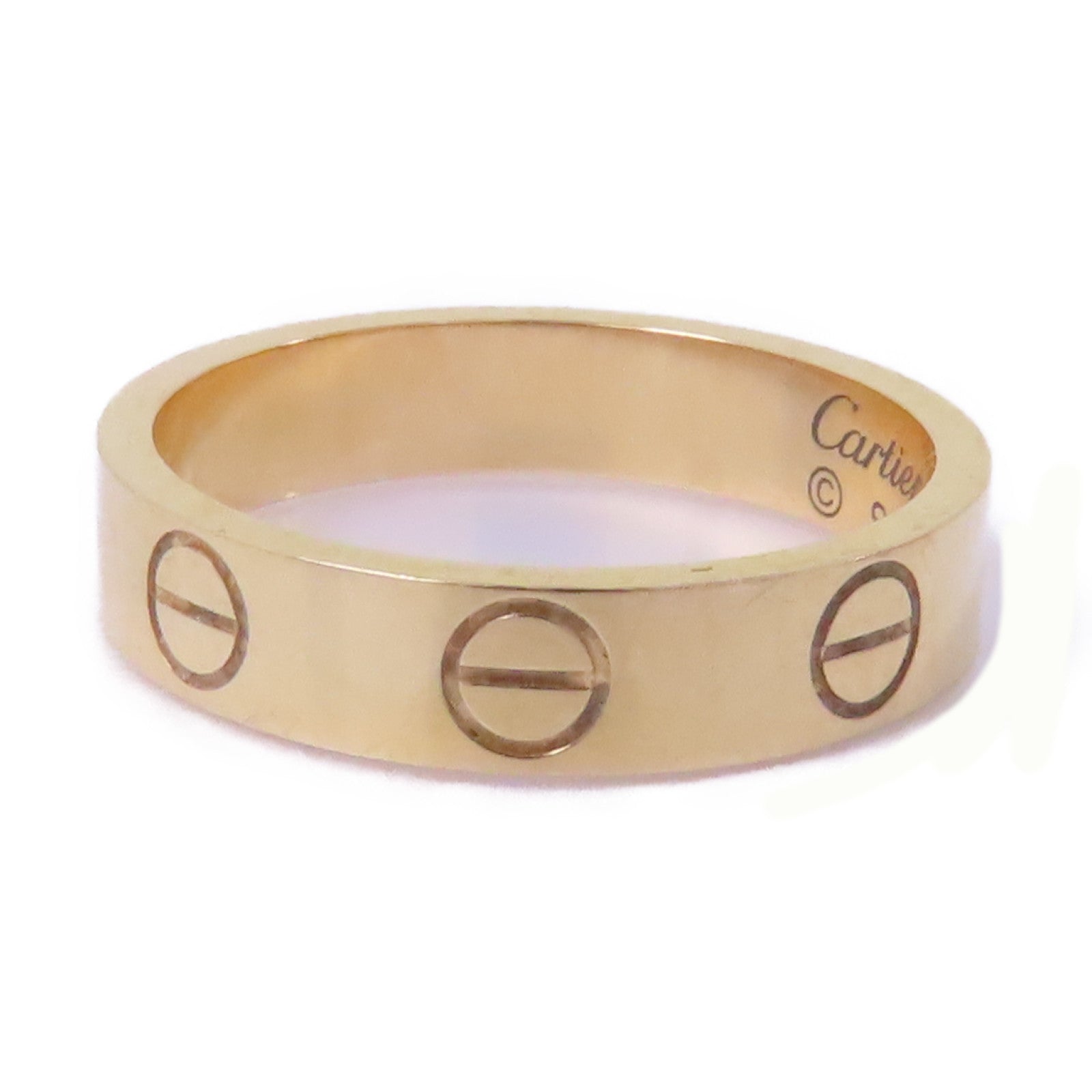 CARTIER 18K黃金Love Ring戒指Cartier#46/US#3.75