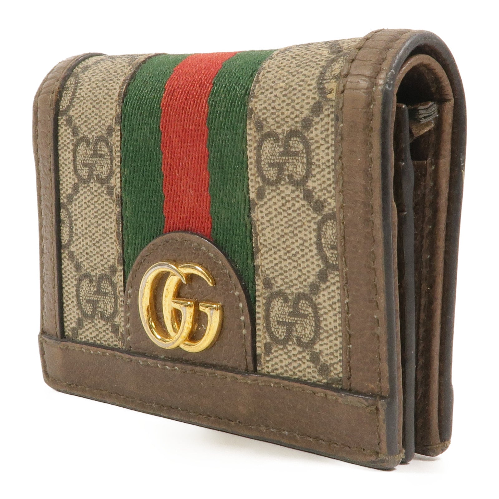 GUCCI 塗層帆布Ophidia GG Wallet錢包