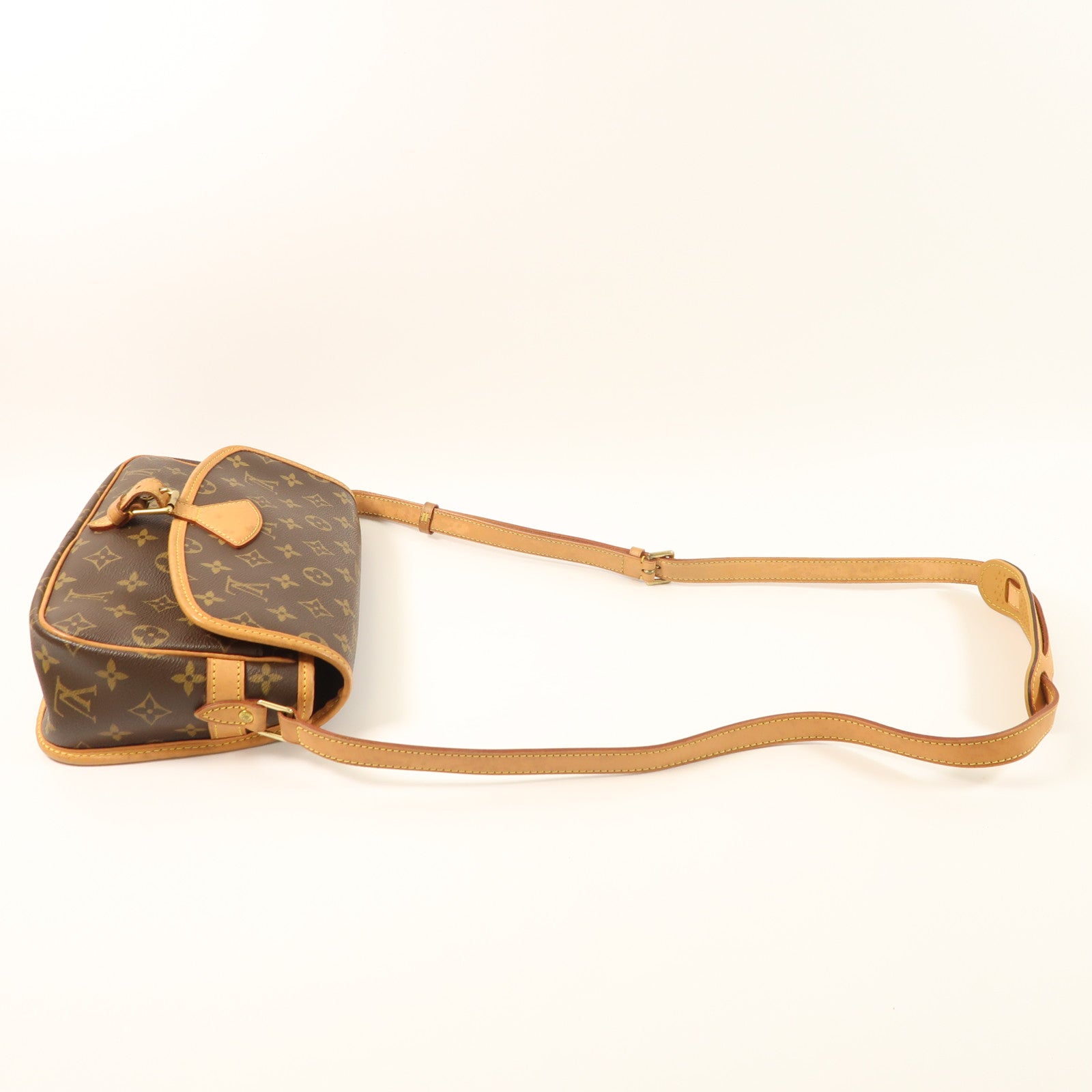 LOUIS VUITTON Monogram Sologne金扣肩背袋