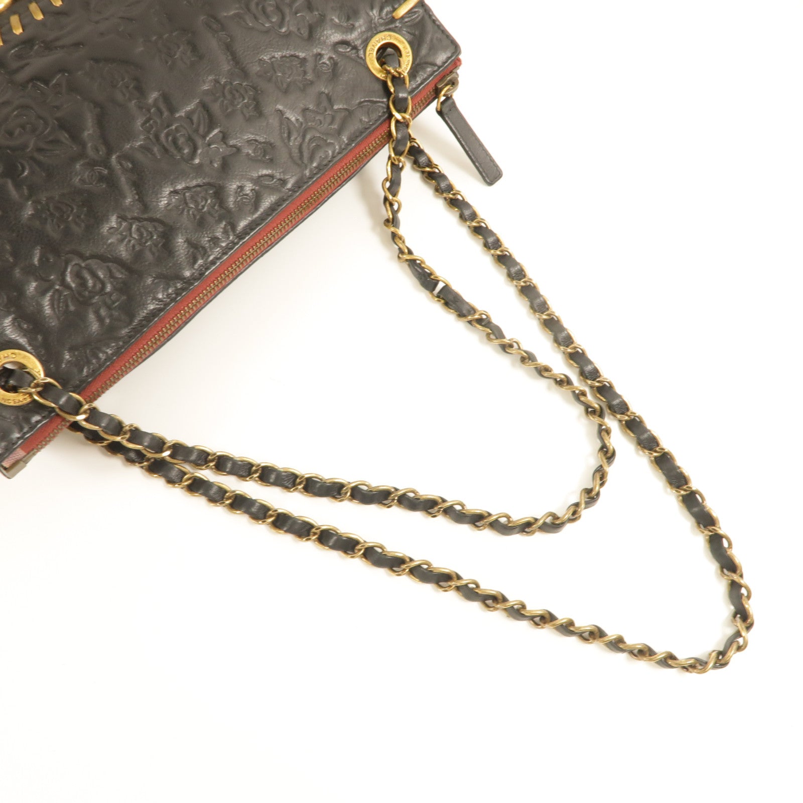 CHANEL 【激減優惠】牛皮皮革Chain Shoulder肩背袋