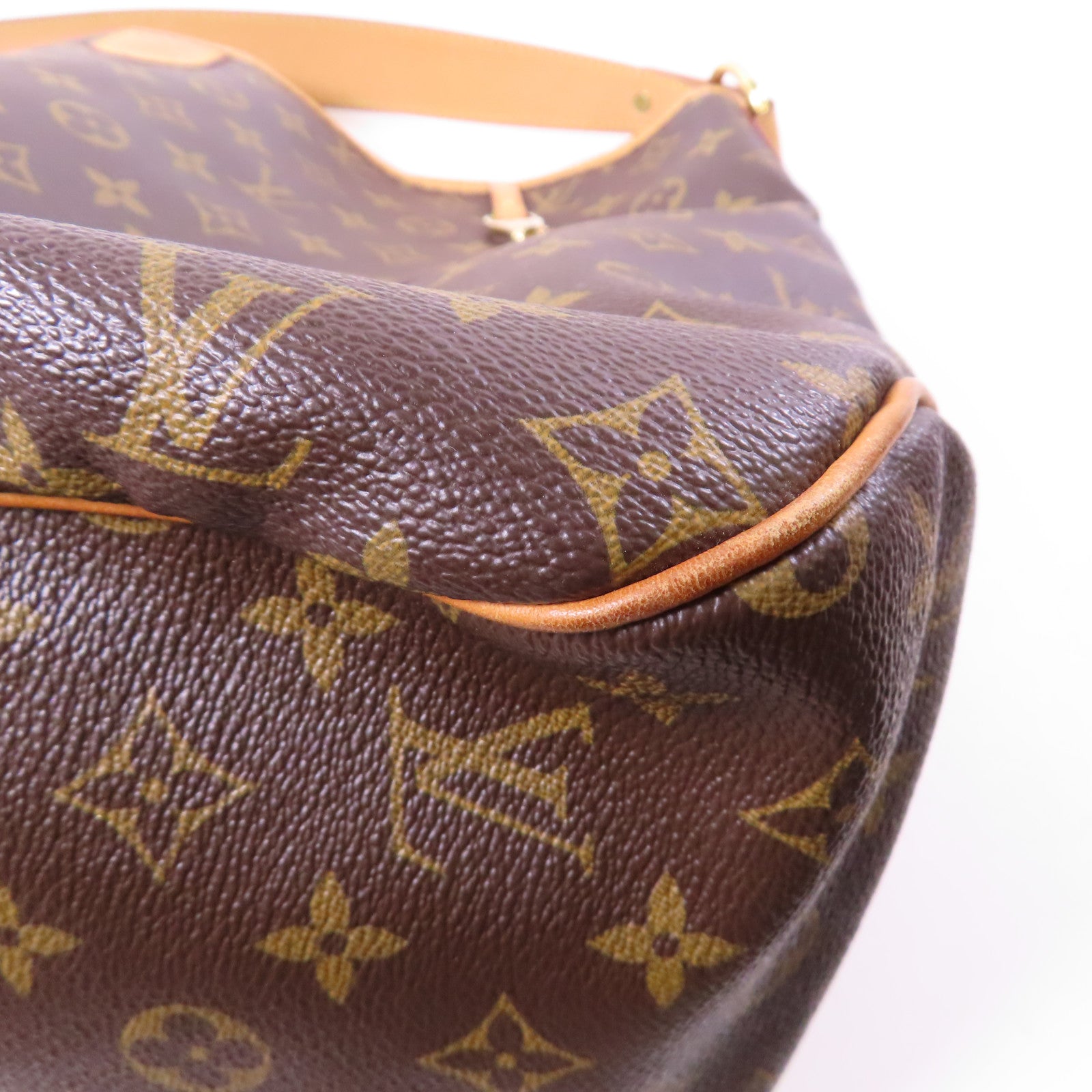 LOUIS VUITTON 【激減優惠】Monogram Delightful GM金扣肩背袋啡色