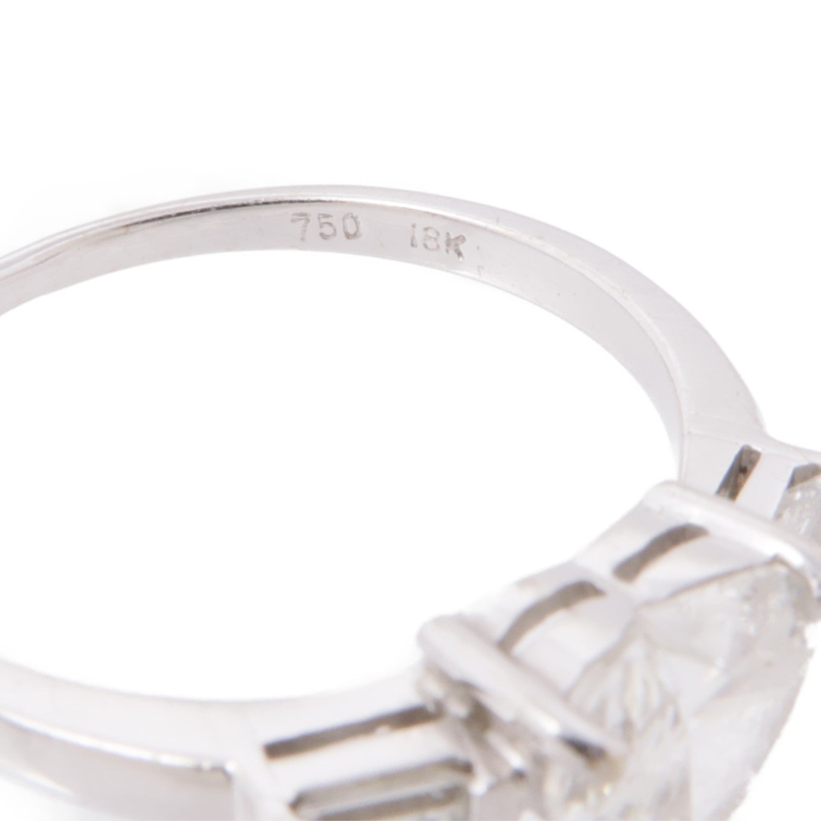 JEWELRY 18K白金Diamond Ring鑽石戒指US#7