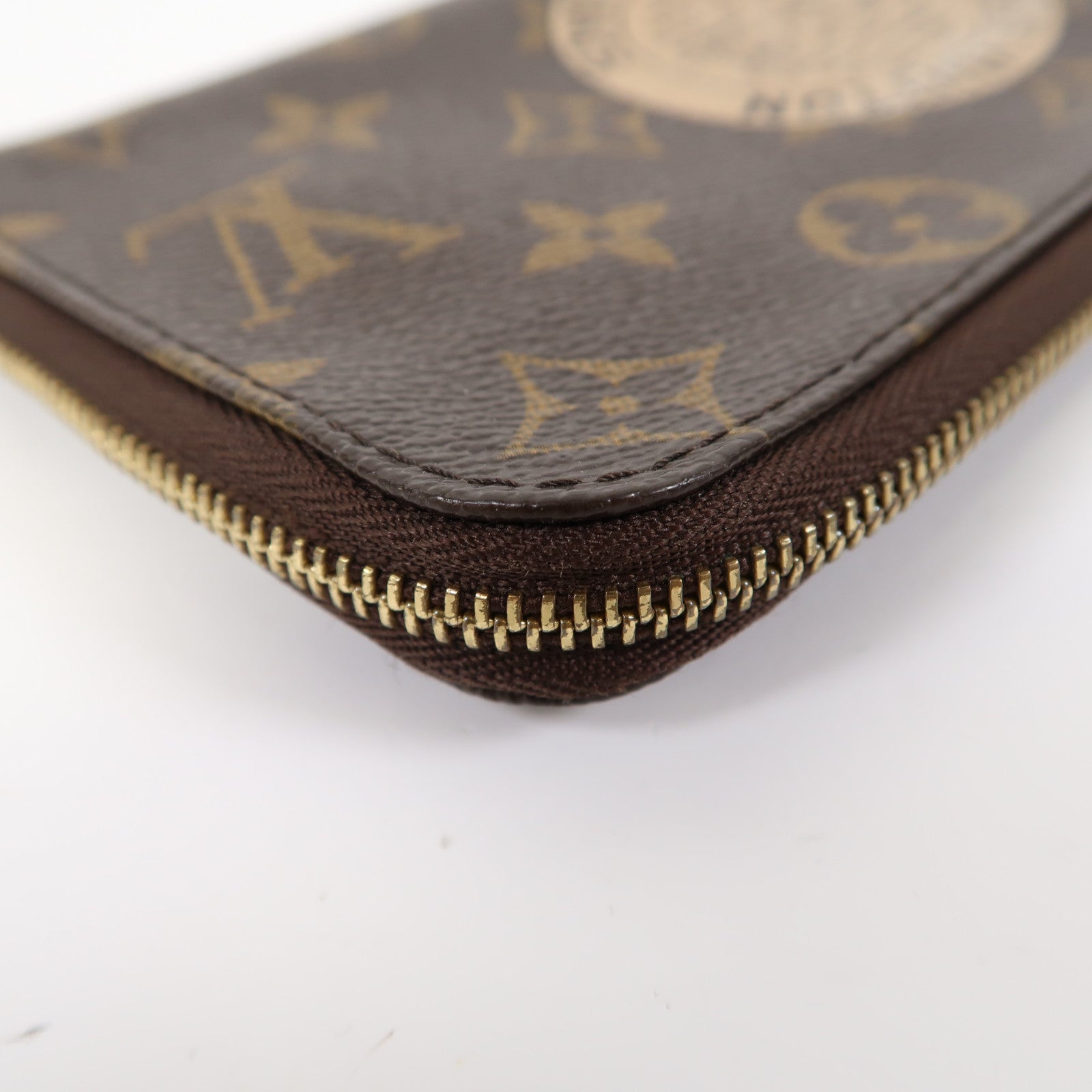 LOUIS VUITTON Monogram Complice Trunks金扣零錢包啡色