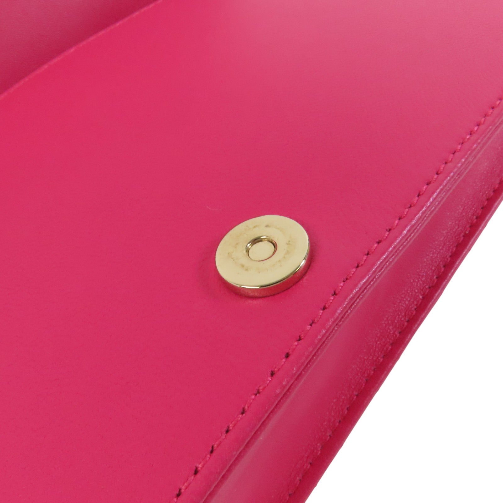 Dior 羊皮皮革Chain Shoulder Bag金扣鏈帶肩背袋