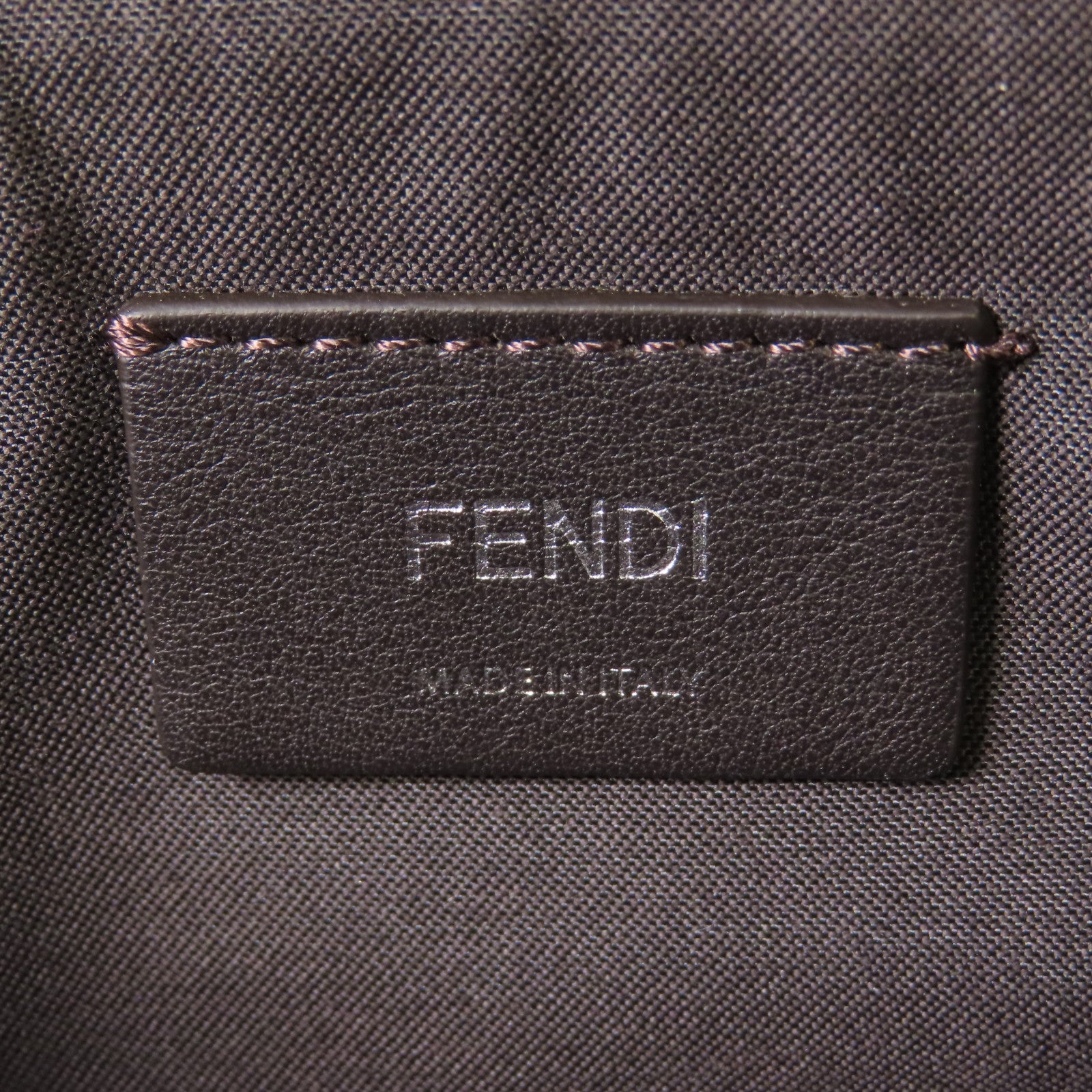 FENDI 牛皮皮革By The Way銀扣肩背袋