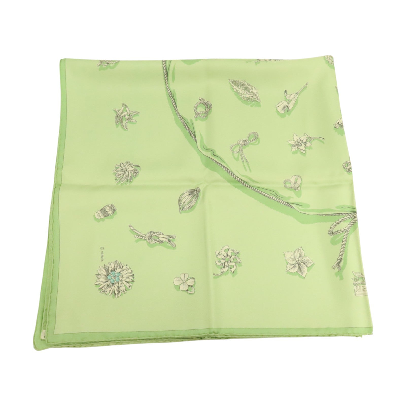 HERMES 絲質Scarf 90x90cm絲巾