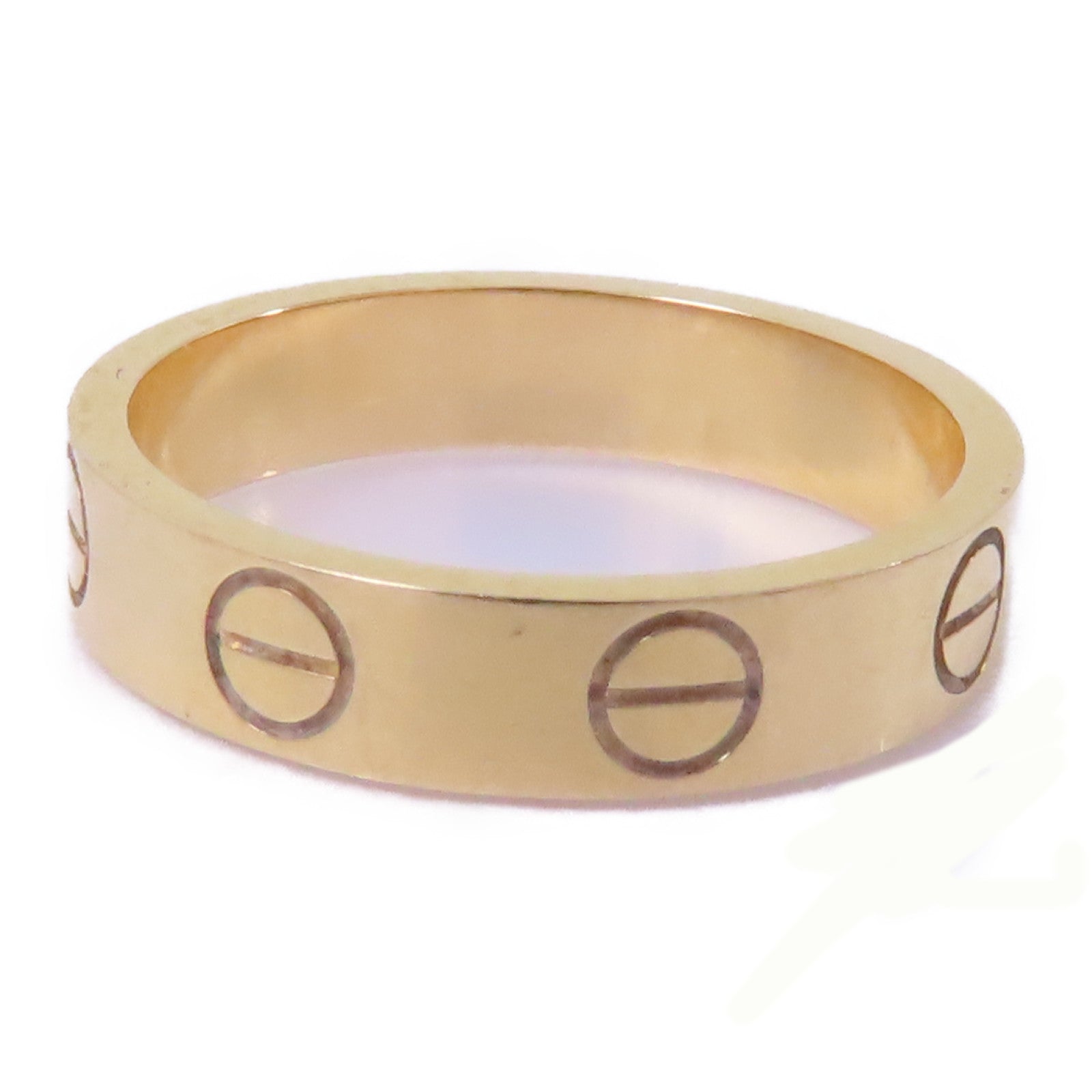 CARTIER 18K黃金Love Ring戒指Cartier#46/US#3.75