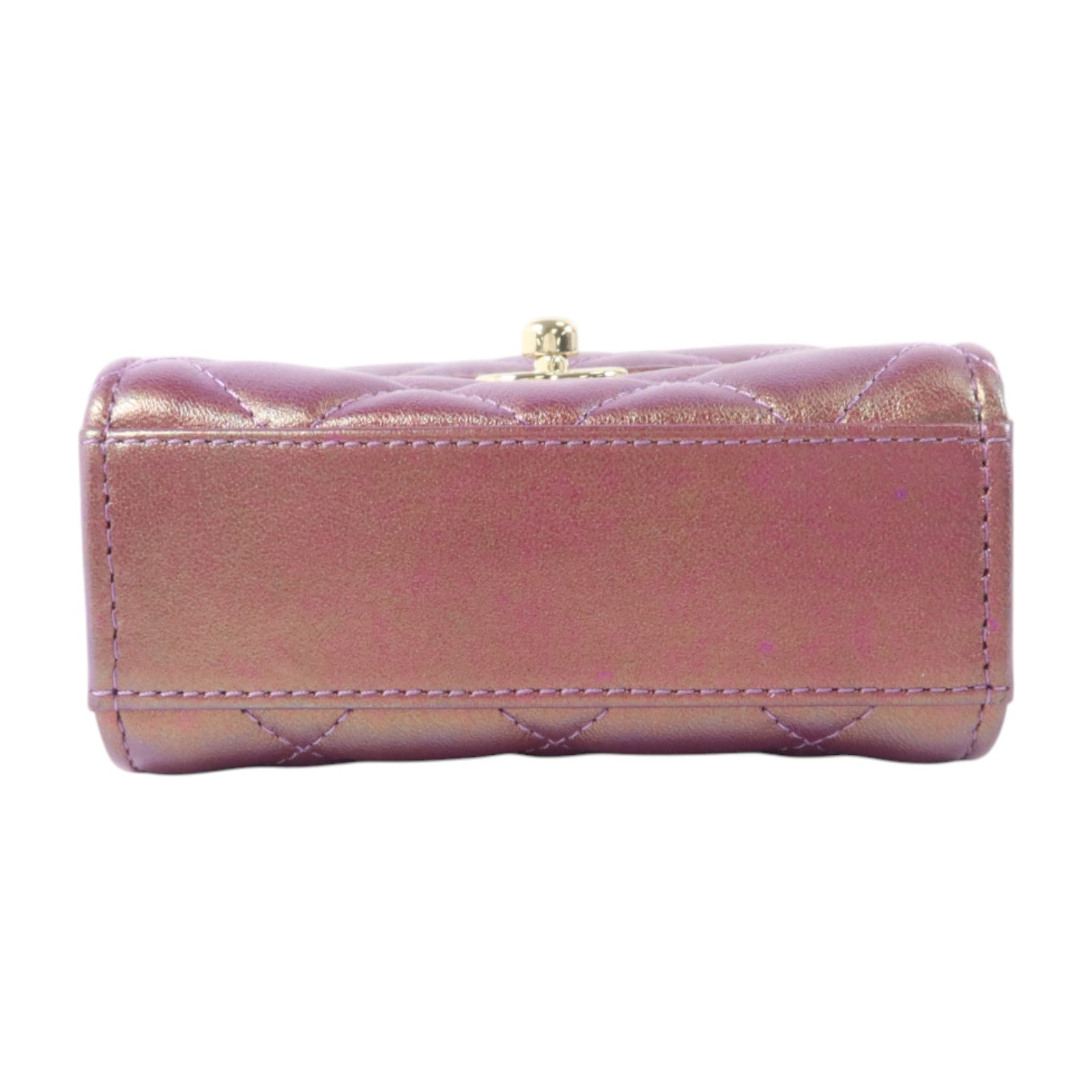 CHANEL 羊皮皮革Phone Bag金扣鏈帶肩背袋