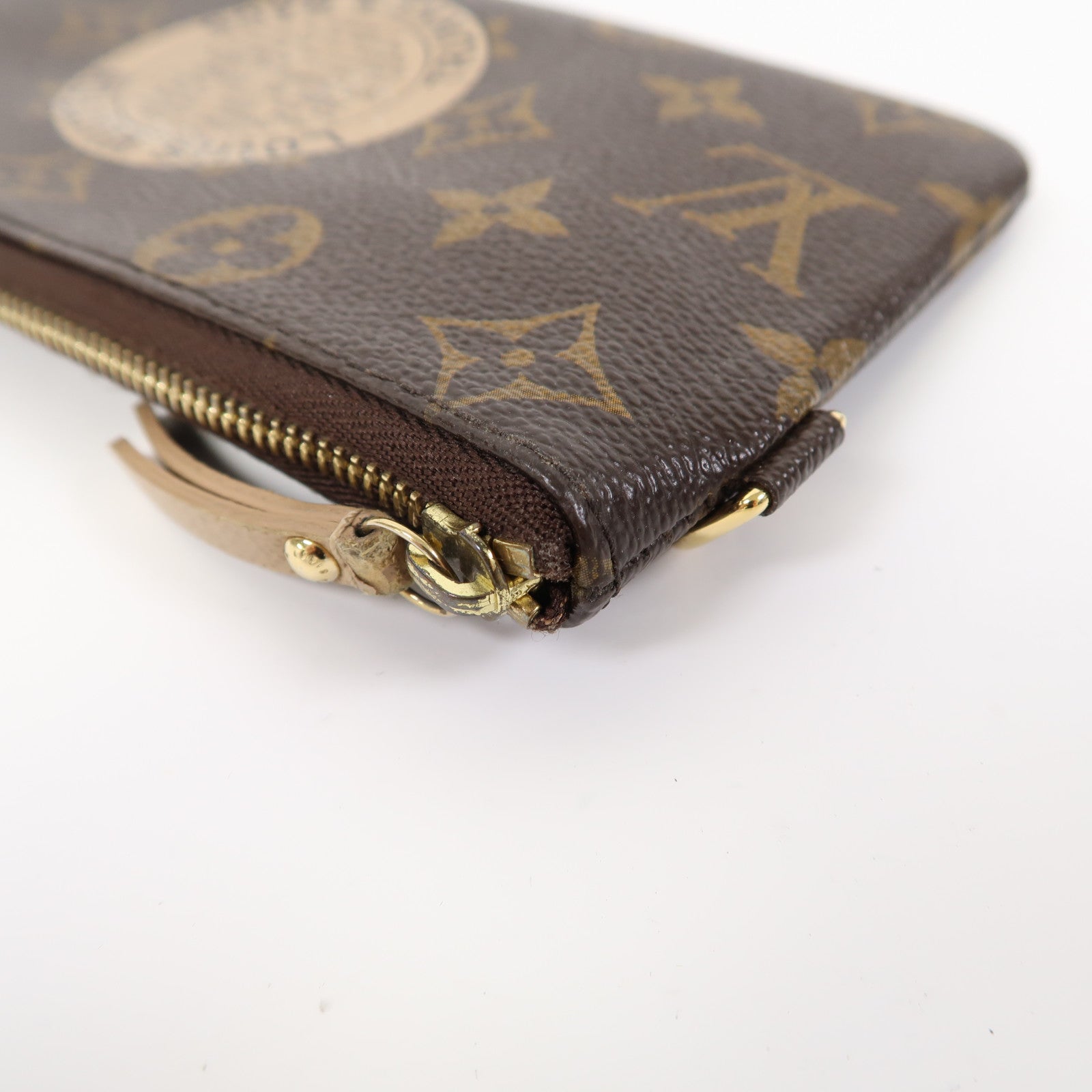 LOUIS VUITTON Monogram Complice Trunks金扣零錢包啡色