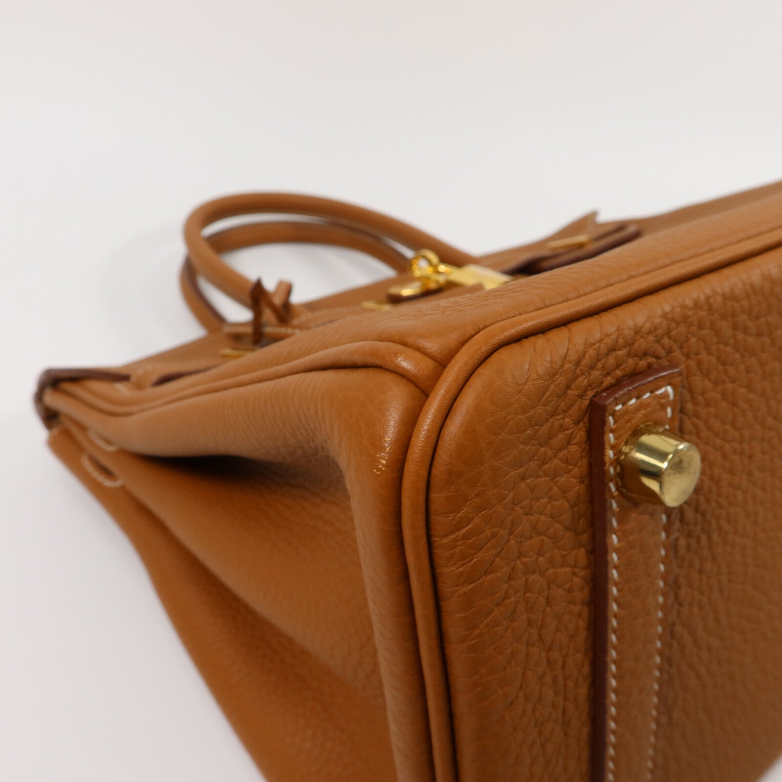 HERMES Togo皮革Birkin 30手挽袋Gold