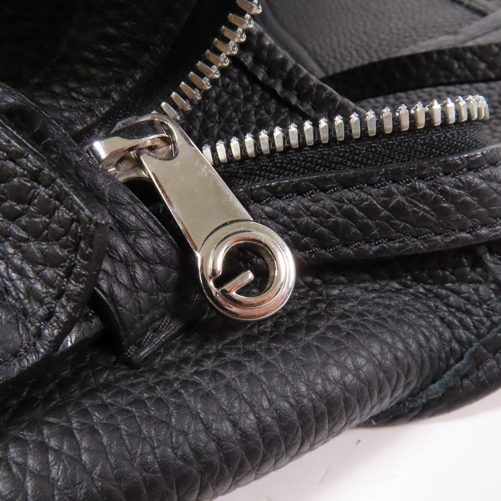 GOYARD 塗層帆布Hardy Bag銀扣手挽袋黑色