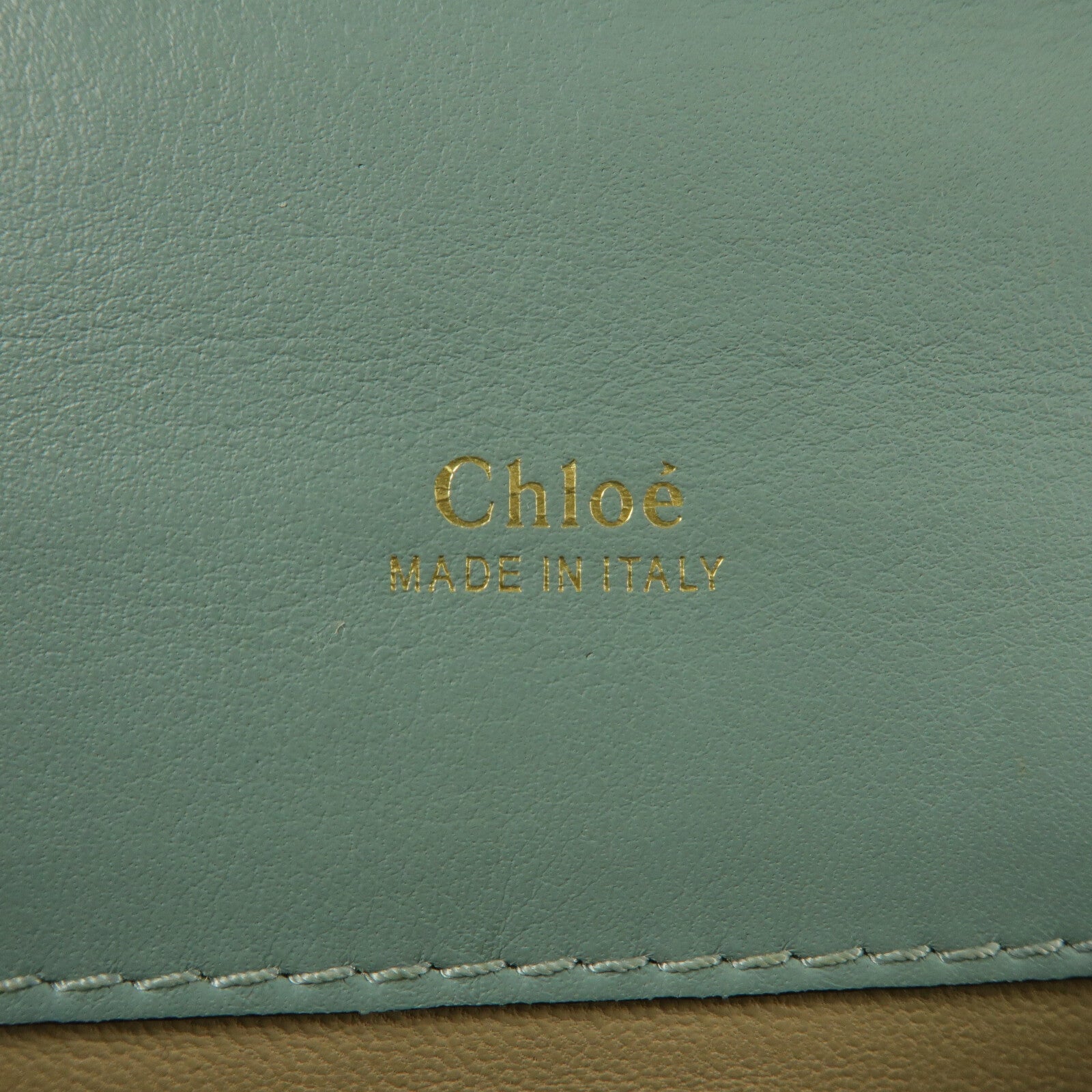Chloe 牛皮皮革Aby Chain Shoulder鏈帶肩背袋