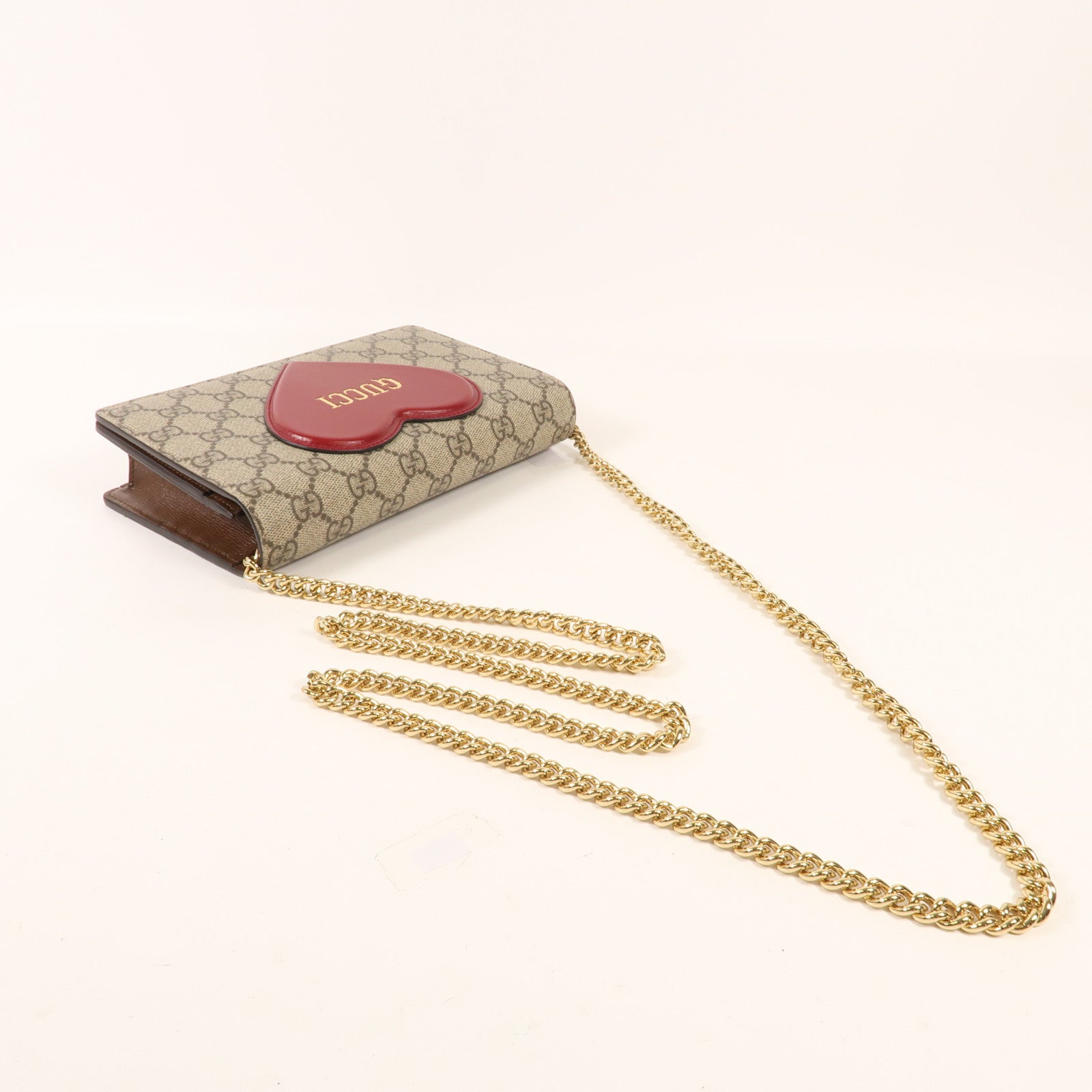 GUCCI 【激減優惠】牛皮皮革Shoulder Bag金扣肩背袋