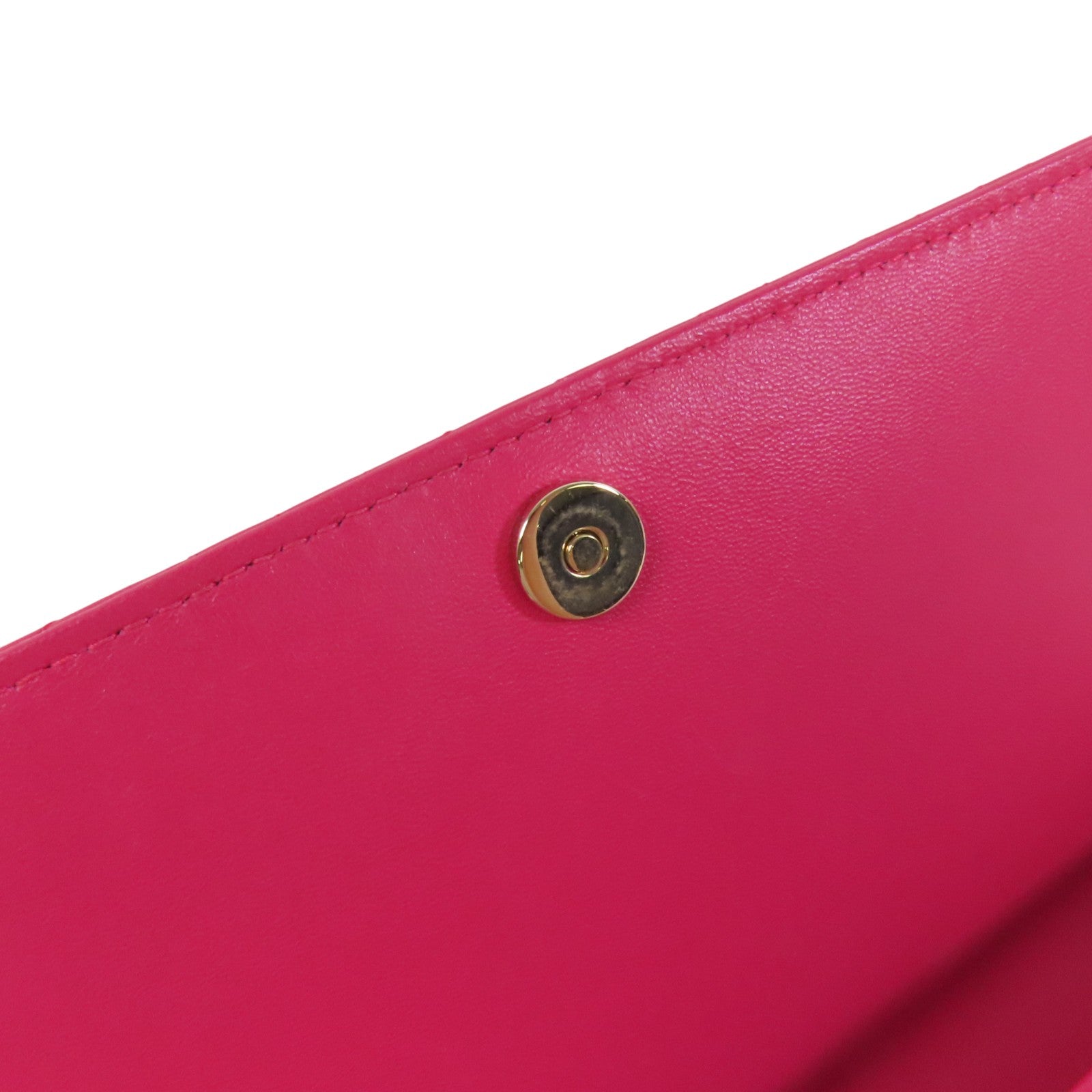 Dior 羊皮皮革Chain Shoulder Bag金扣鏈帶肩背袋