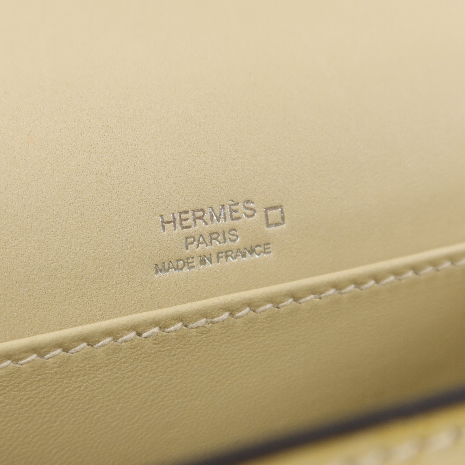 HERMES Alligator/Lizard皮革Roulis Mini肩背袋Ombre Vanille