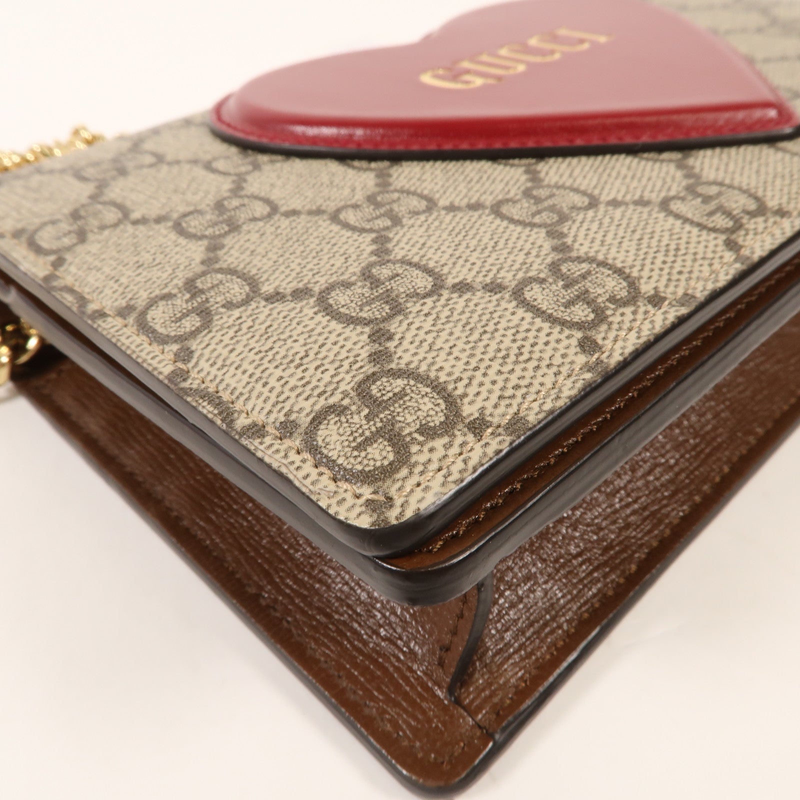GUCCI 【激減優惠】牛皮皮革Shoulder Bag金扣肩背袋