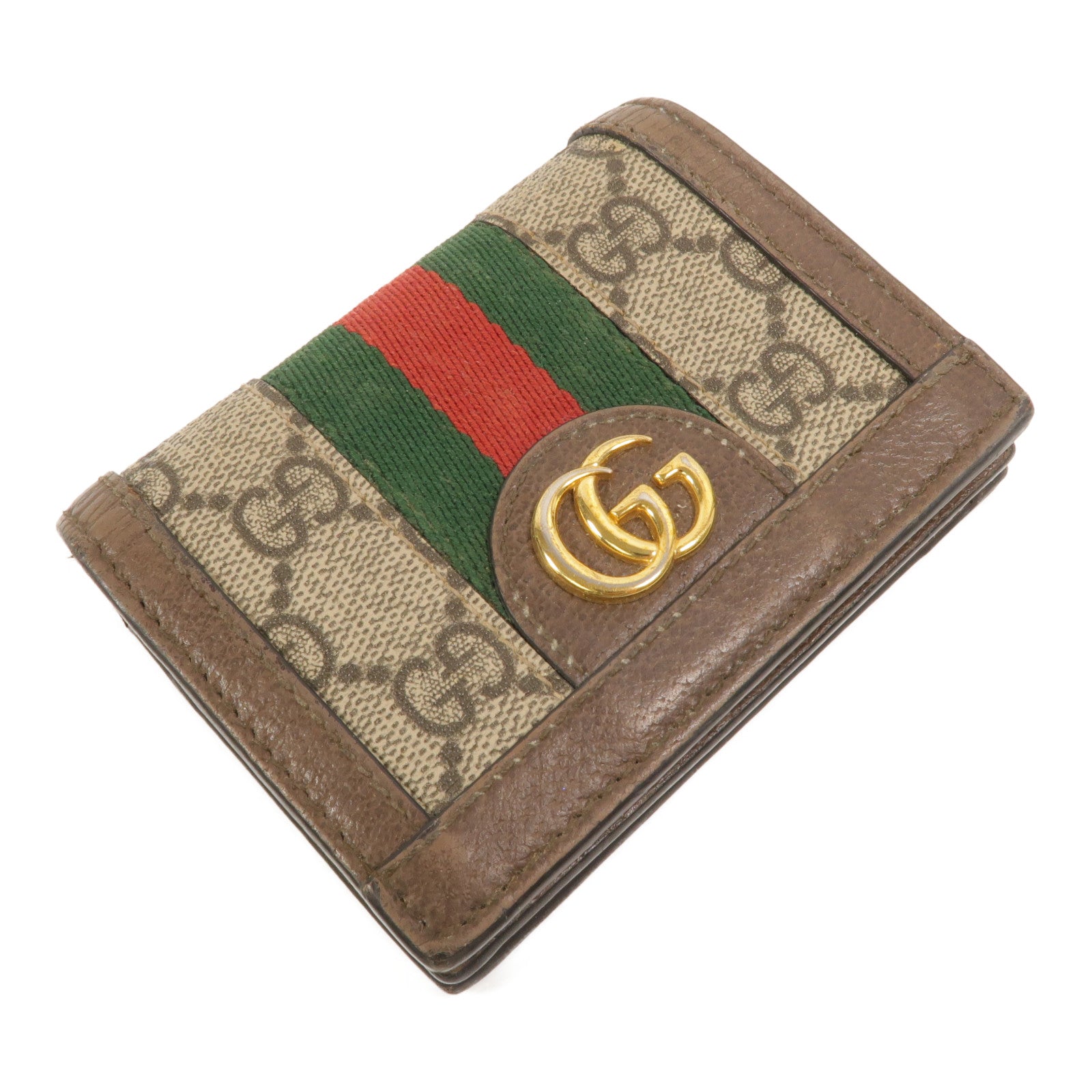 GUCCI 塗層帆布Ophidia GG Wallet錢包