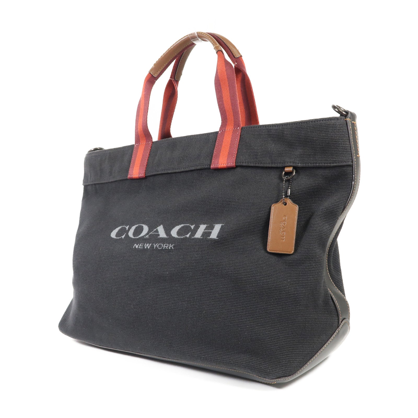 COACH 斜紋軟呢Tote Bag手挽袋