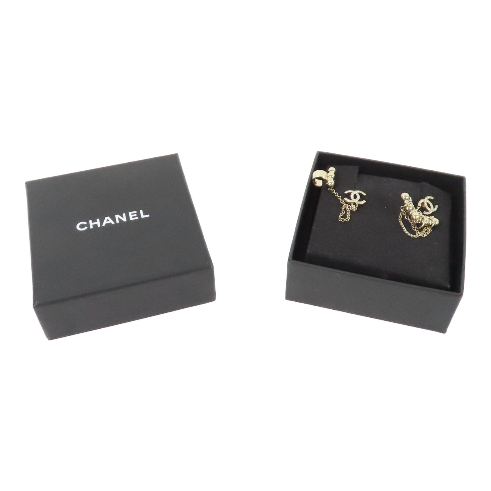 CHANEL 金屬Earring耳環金色