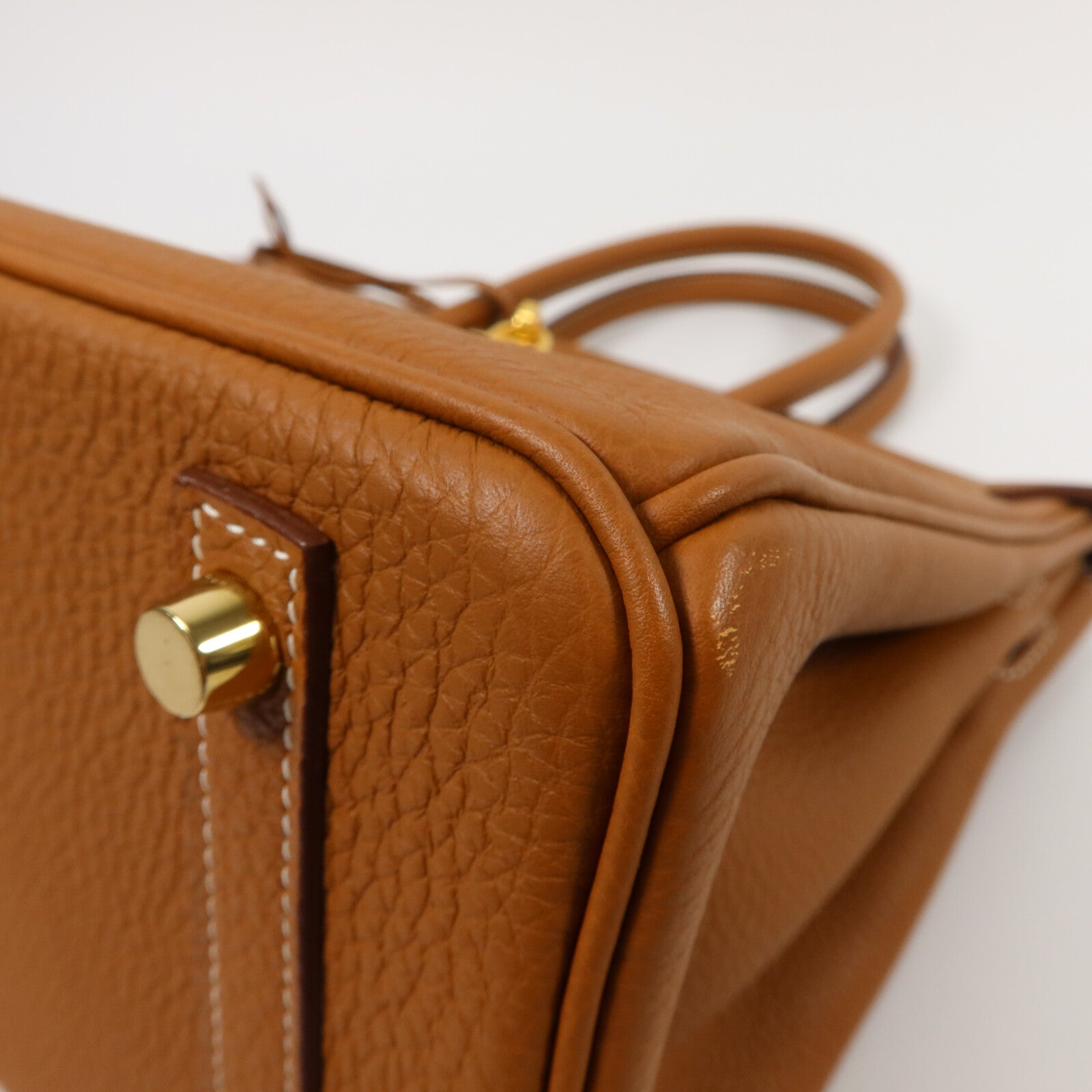 HERMES Togo皮革Birkin 30手挽袋Gold