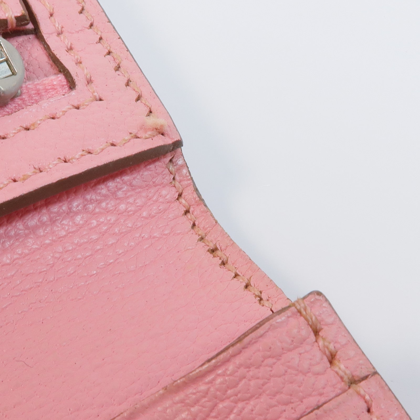 HERMES Chevre皮革Bearn Wallet銀扣長錢包