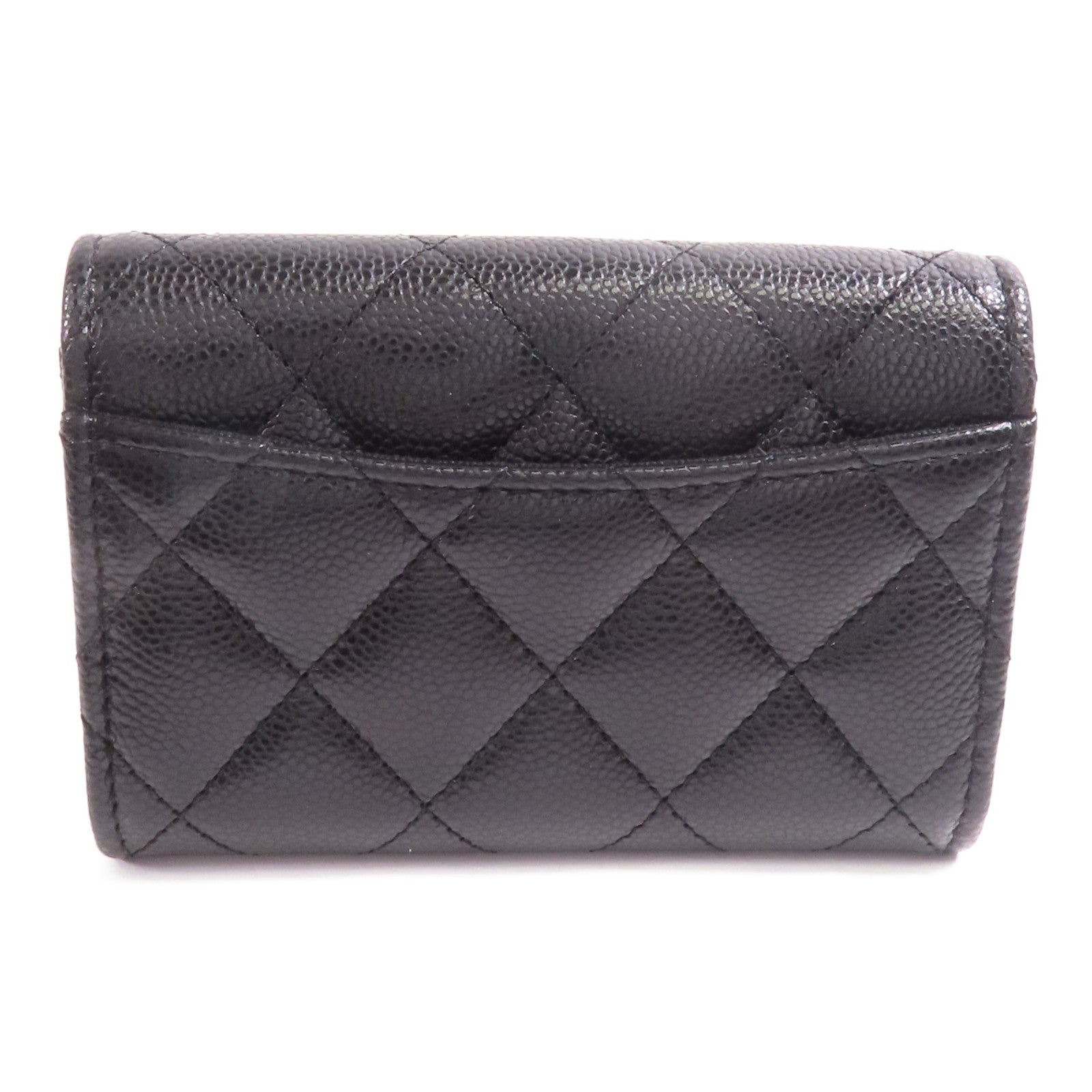 CHANEL 牛皮皮革Coins Case金扣零錢包