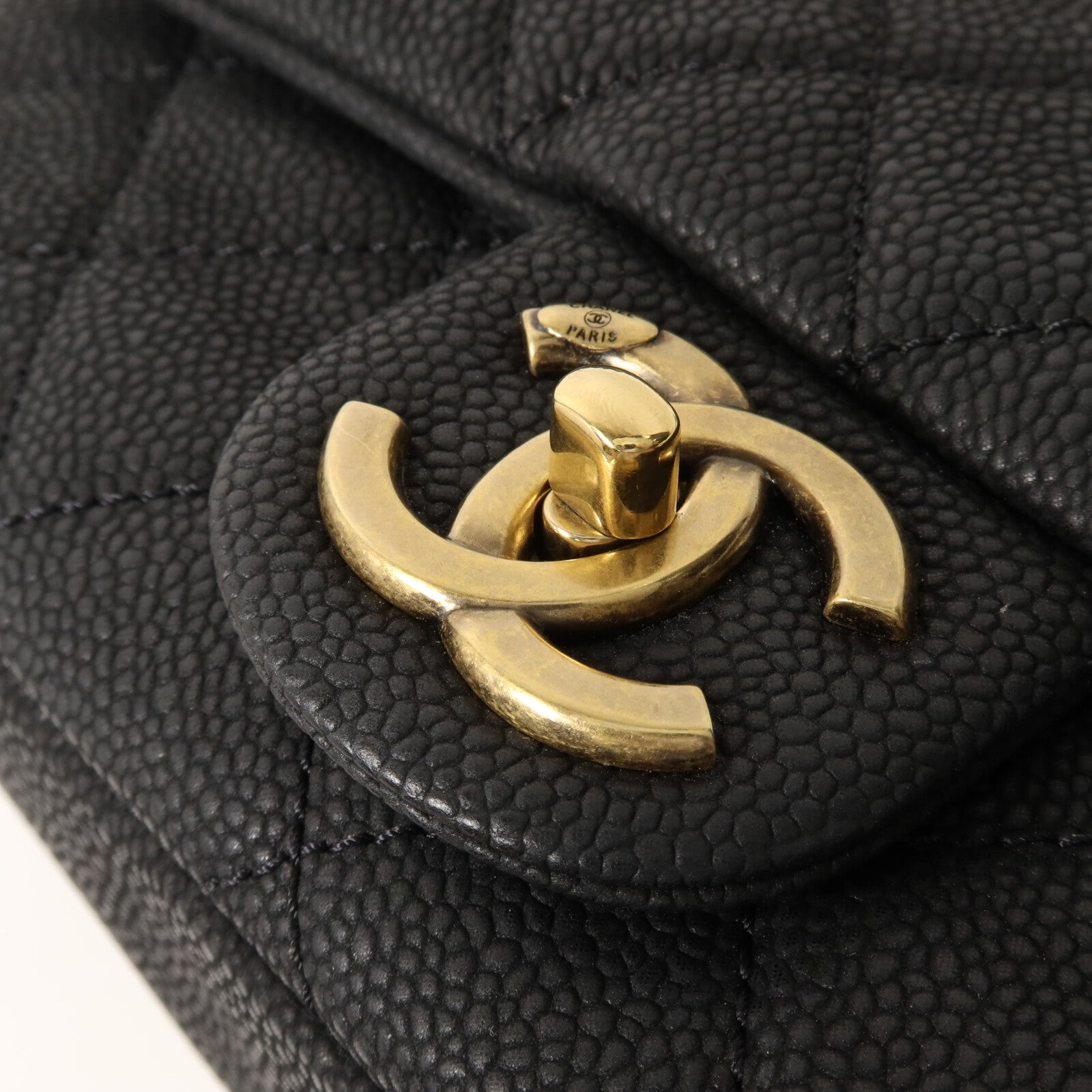 CHANEL 牛皮皮革Chain Shoulder鏈帶手挽肩背兩用袋