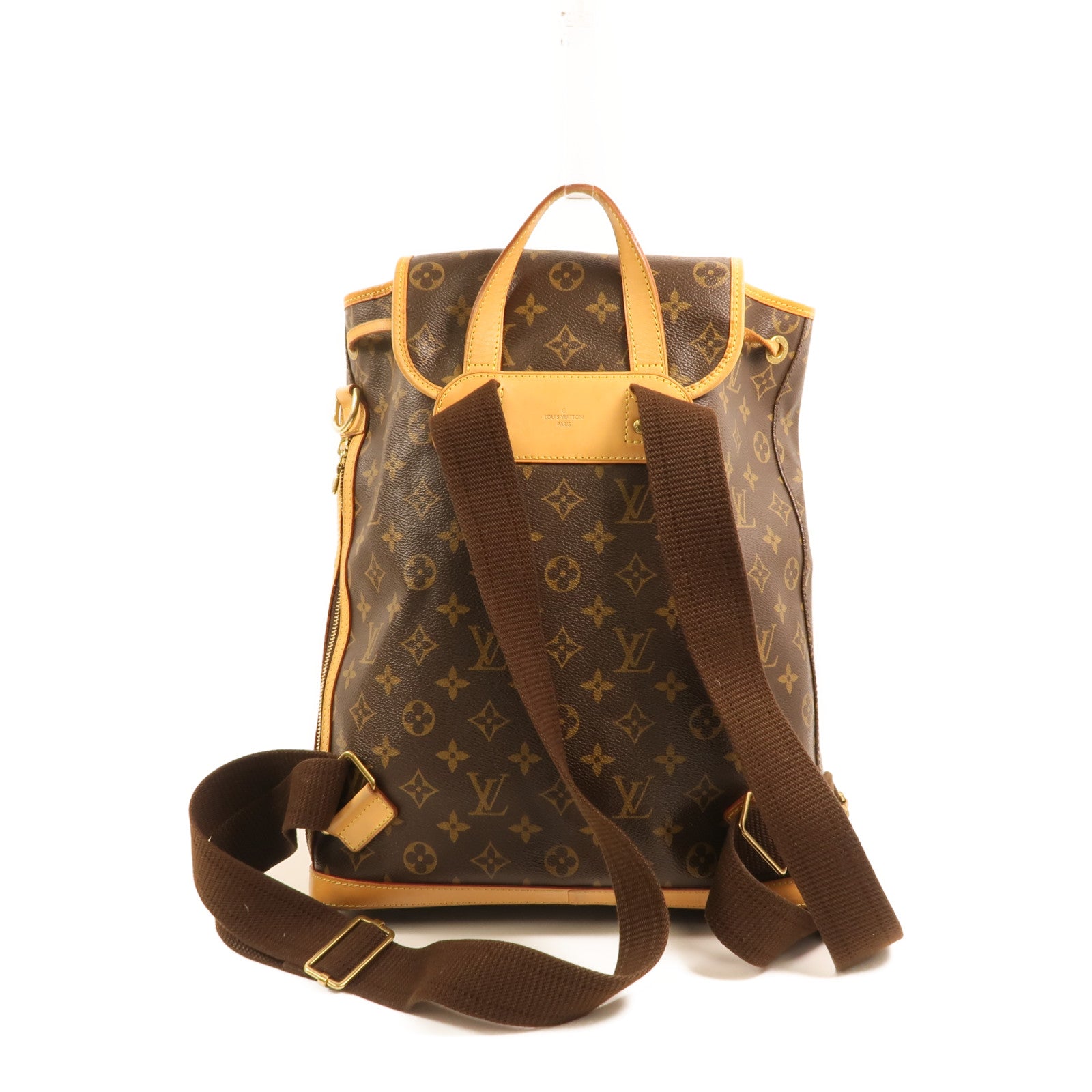 LOUIS VUITTON Monogram Sac A Dos Bosphore金扣背包棕色