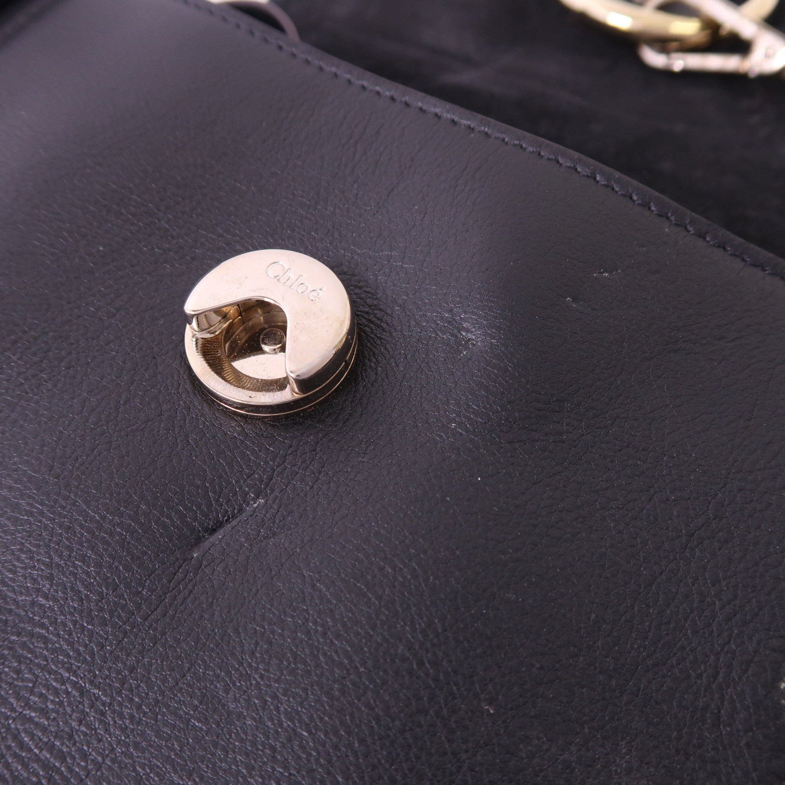 Chloe 牛皮皮革Faye Day金扣手挽肩背兩用袋
