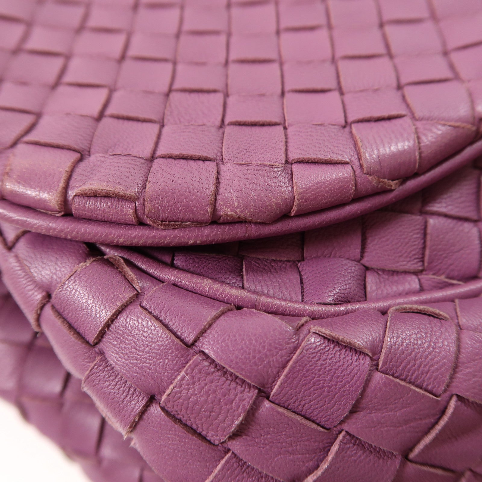 BOTTEGA VENETA 牛皮皮革Shoulder Bag肩背袋紫色