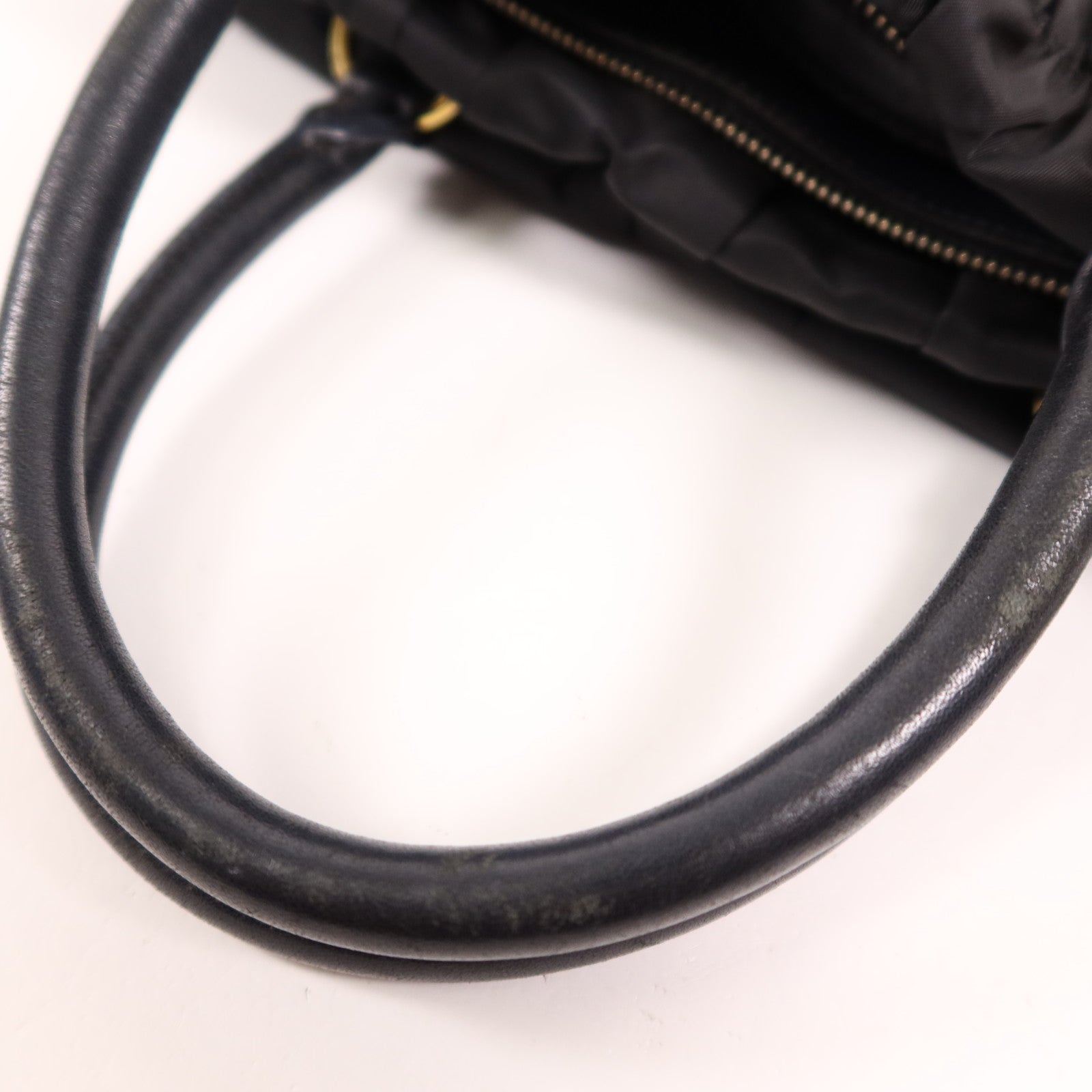 PRADA 尼龍Tessuto Gaufre金扣手挽肩背兩用袋