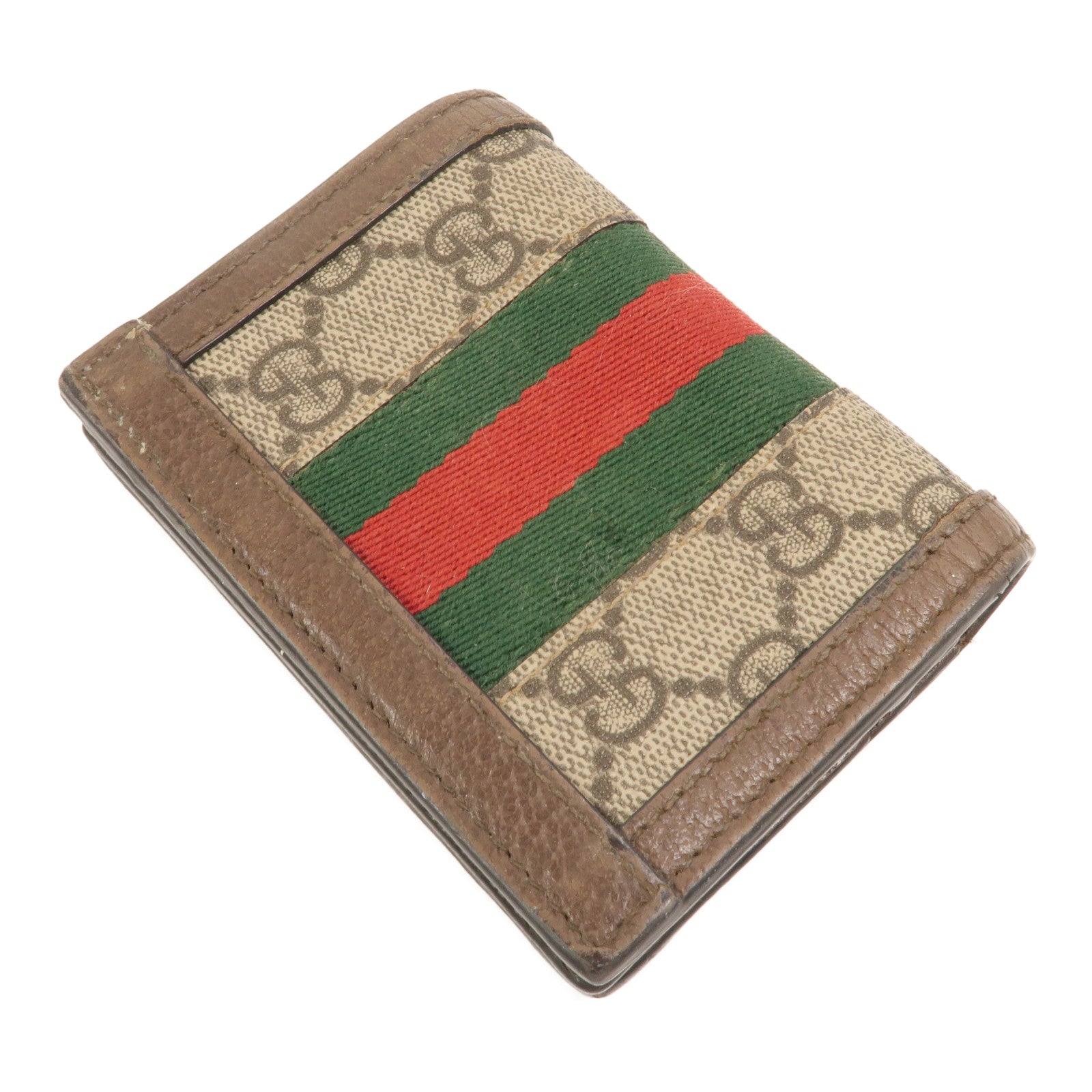 GUCCI 塗層帆布Ophidia GG Wallet錢包
