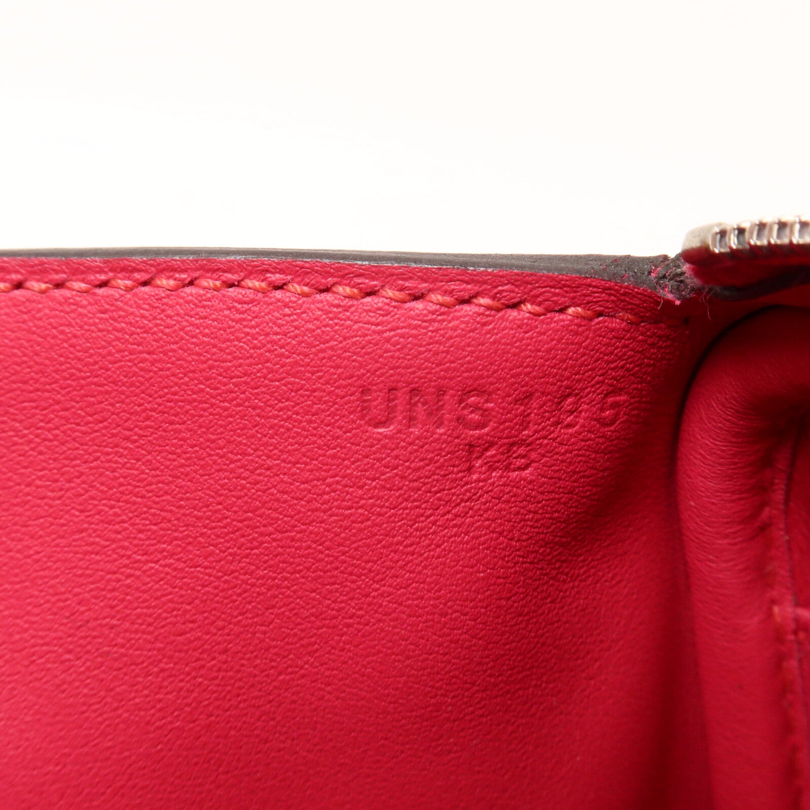 HERMES Clemence皮革Mini Lindy手挽肩背兩用袋Framboise