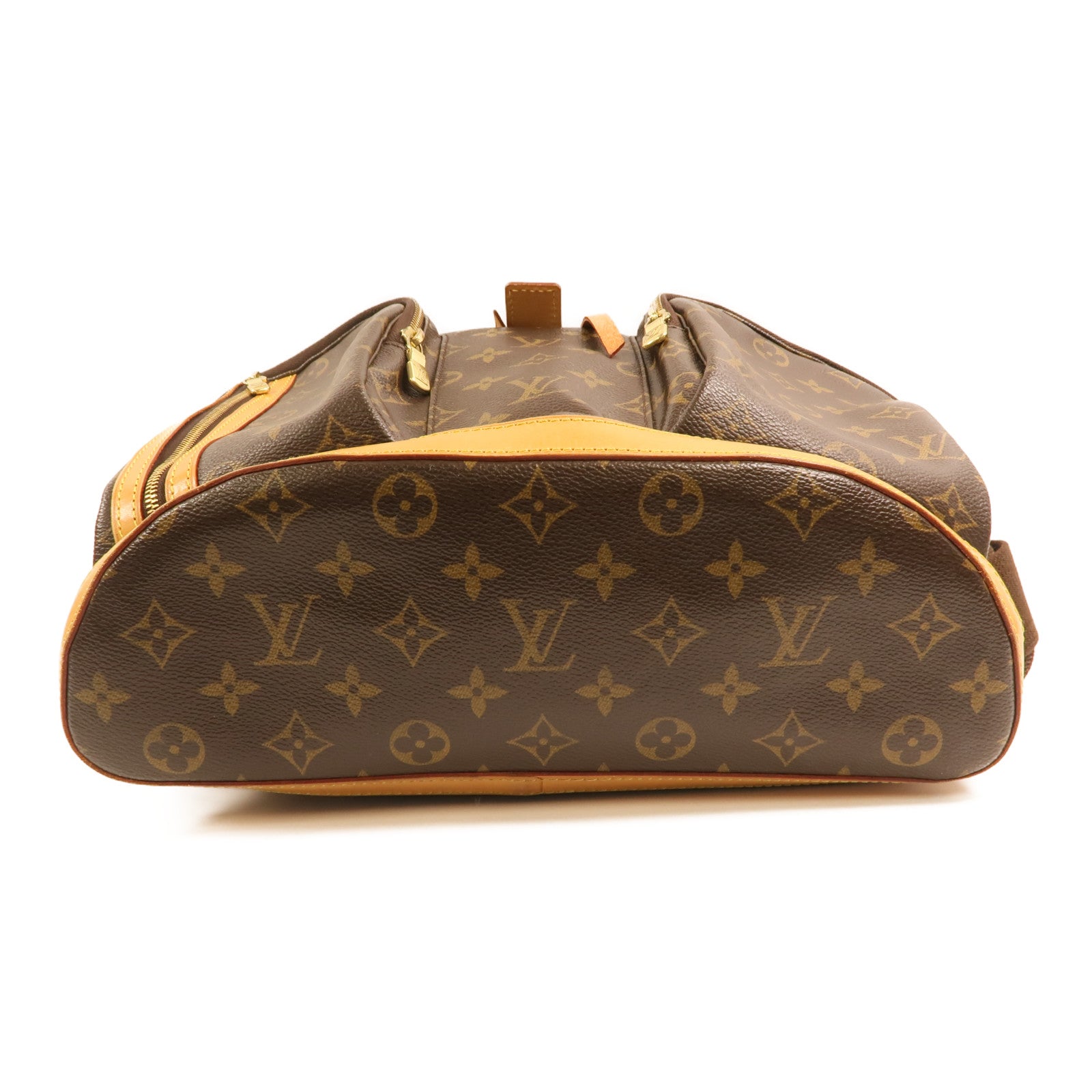LOUIS VUITTON Monogram Sac A Dos Bosphore金扣背包棕色