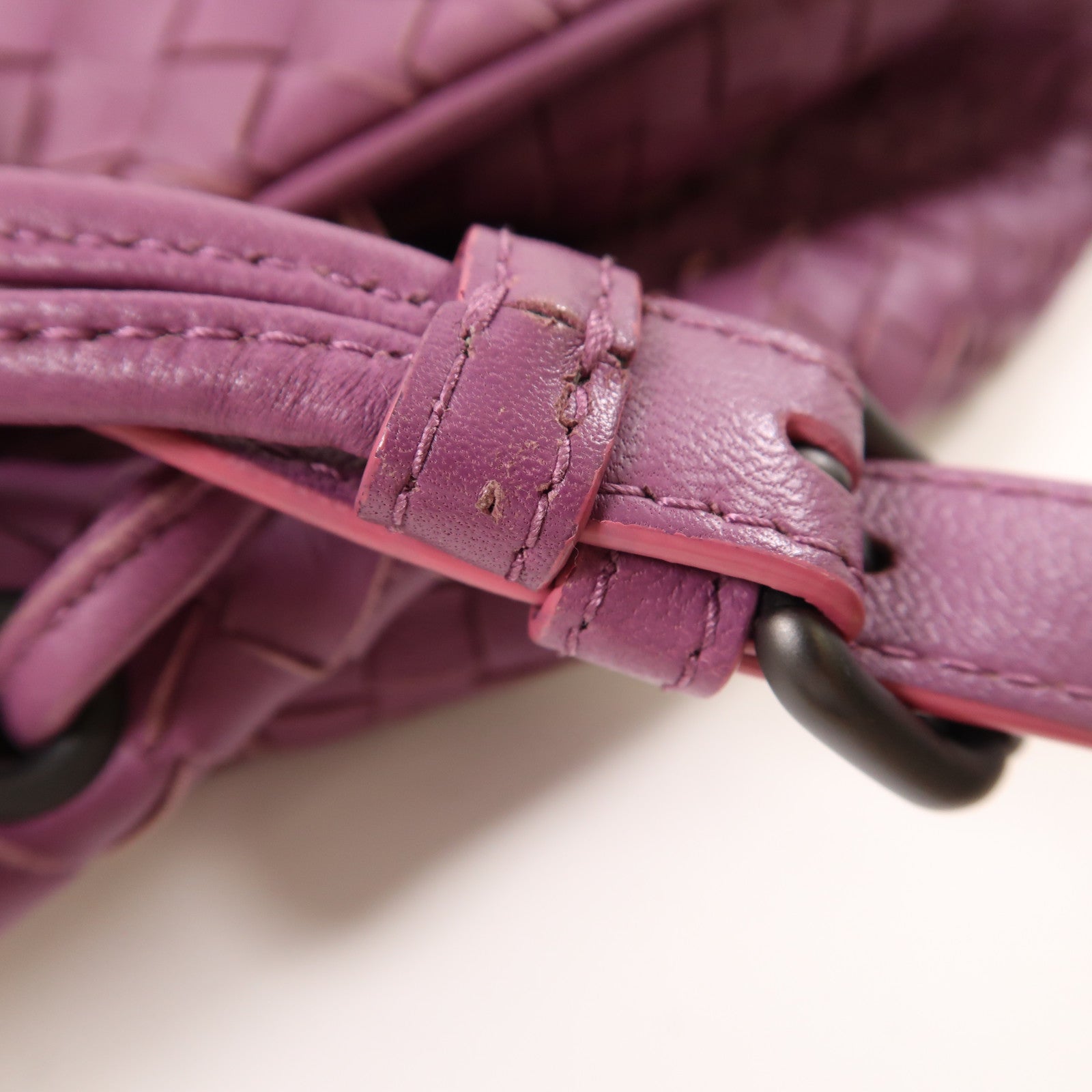 BOTTEGA VENETA 牛皮皮革Shoulder Bag肩背袋紫色
