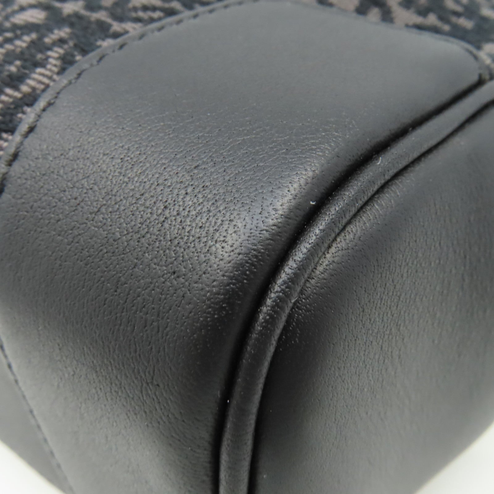 LOEWE 【清倉大減價】帆布/牛皮皮革Amazona 15 2Way Shoulder Bag手挽肩背兩用袋黑色