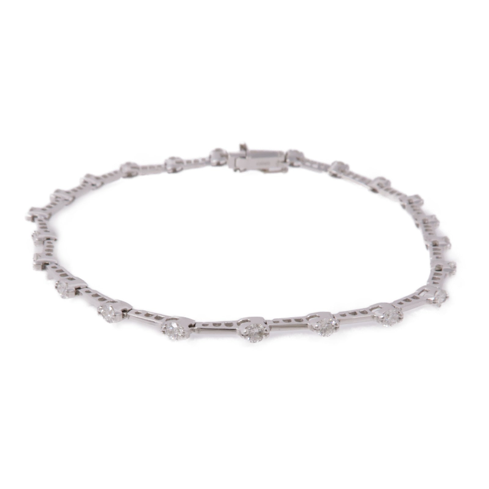 JEWELRY 18K白金Diamond Bracelet鑽石手鏈