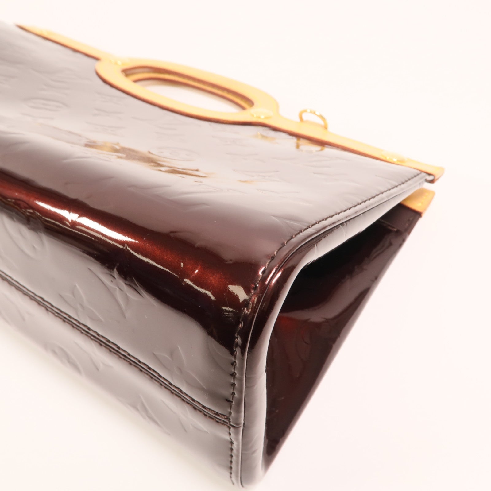 LOUIS VUITTON Monogram Vernis Roxbury Drive金扣手挽肩背兩用袋