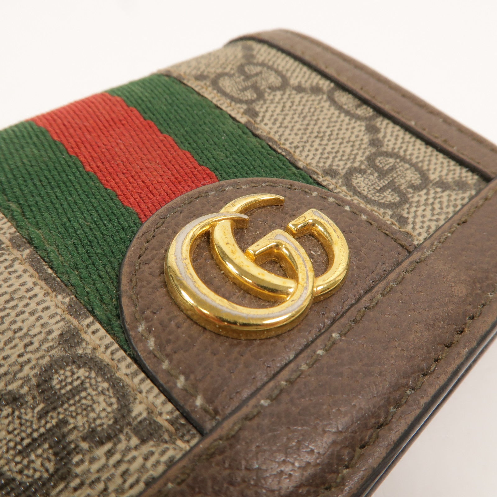 GUCCI 塗層帆布Ophidia GG Wallet錢包