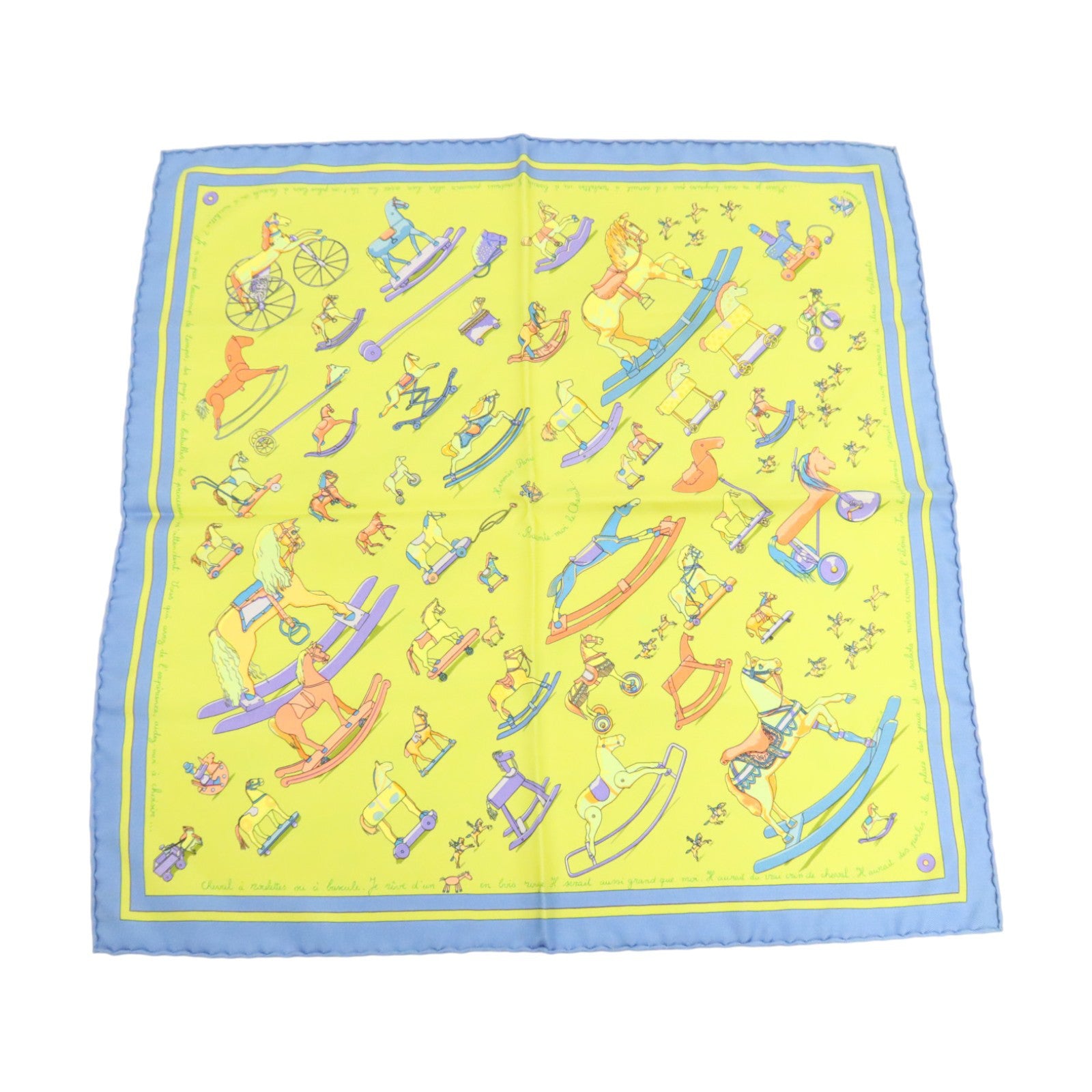 HERMES 絲質Scarf 45x45cm絲巾