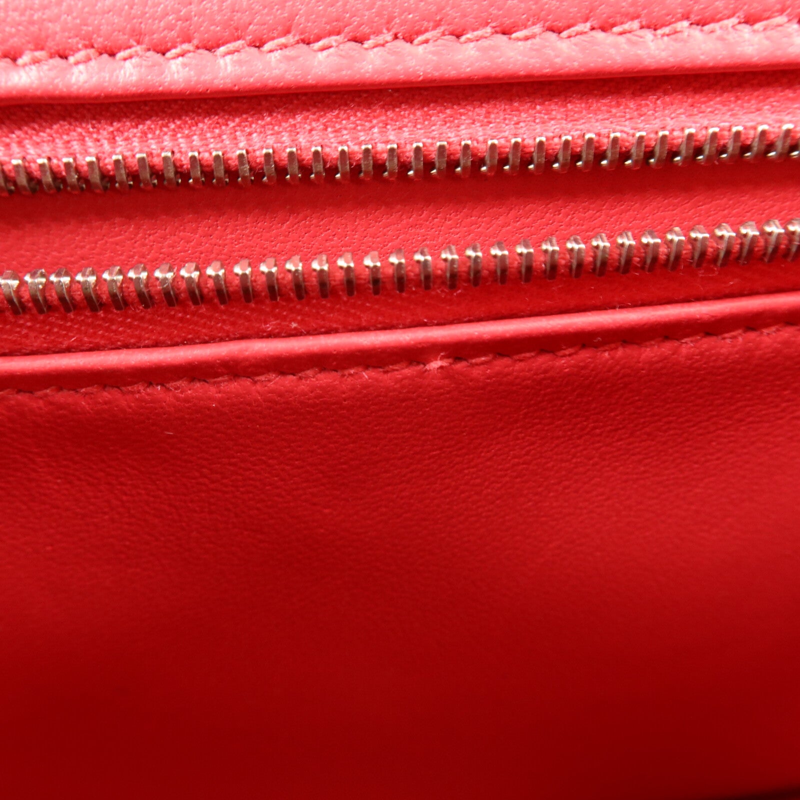 HERMES Epsom皮革Constance 24肩背袋Rose Extreme