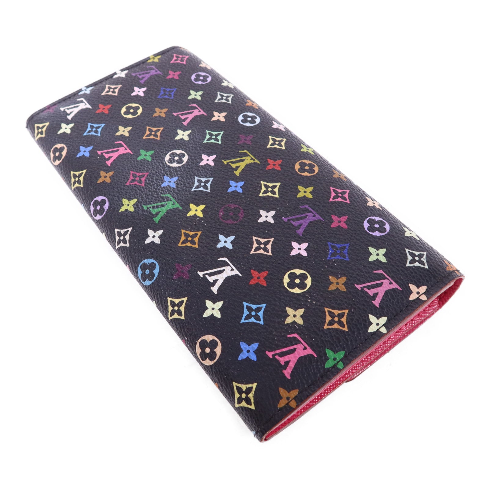 LOUIS VUITTON Monogram Multicolore Long Bifold Wallet金扣長錢包