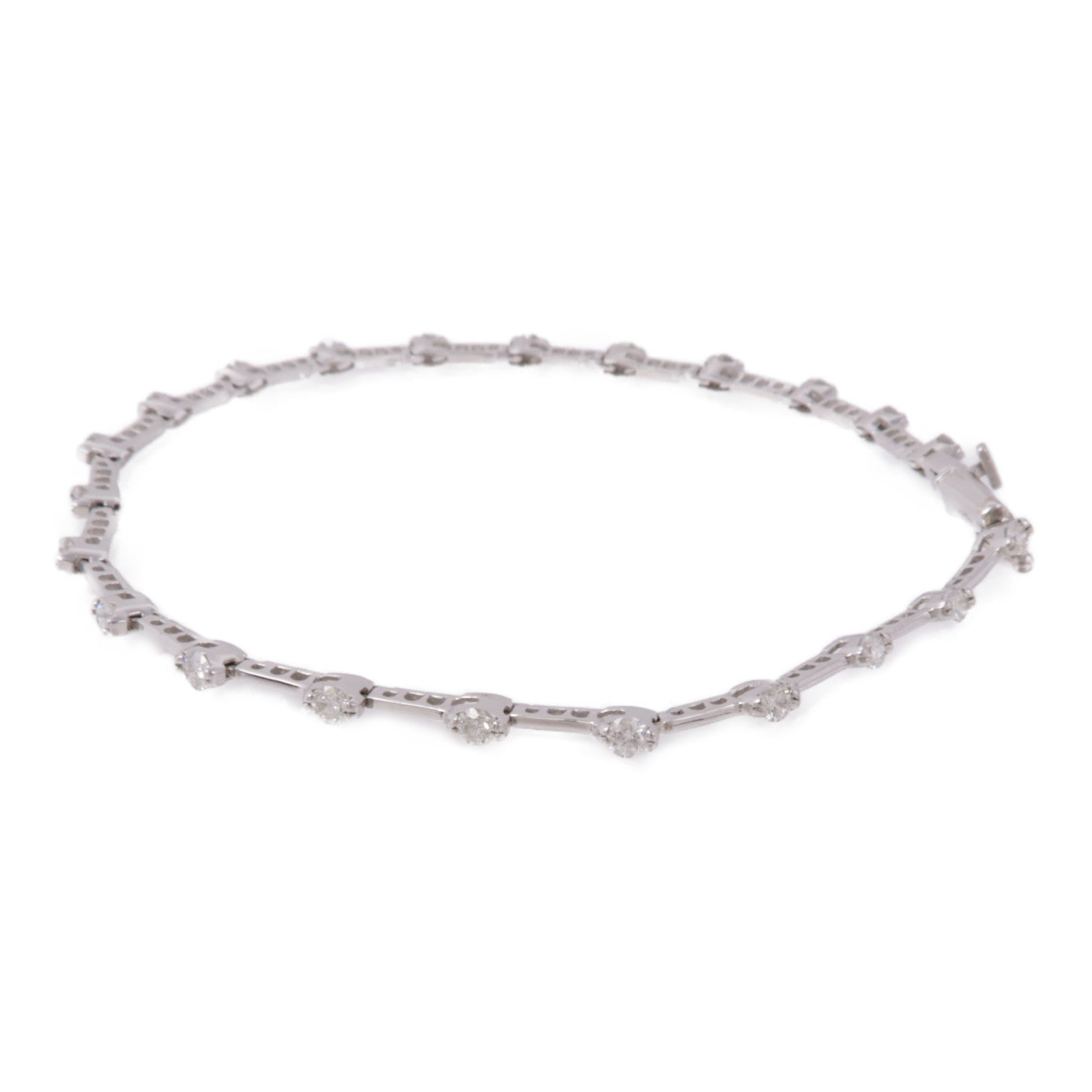 JEWELRY 18K白金Diamond Bracelet鑽石手鏈
