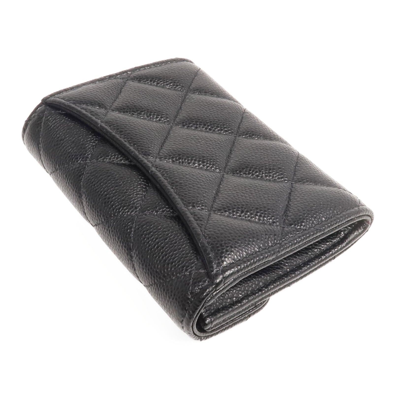 CHANEL 牛皮皮革Card Case金扣卡片套